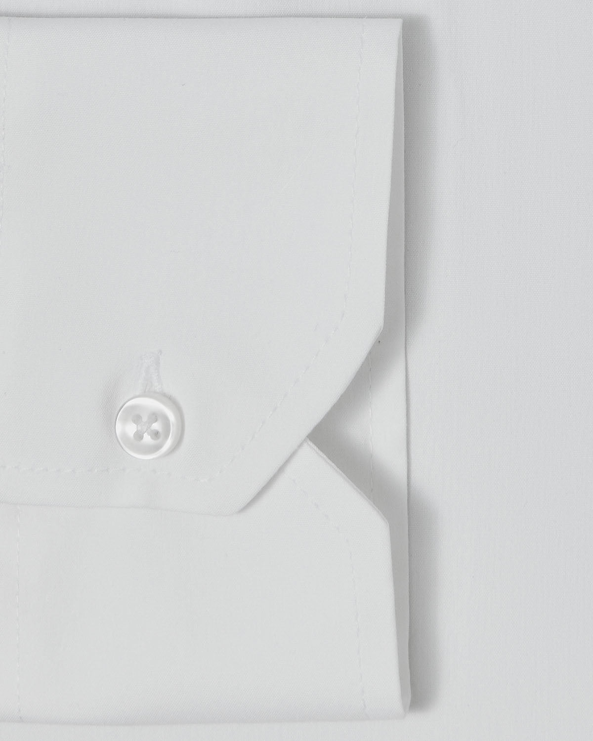 Stretch Cotton Blend White Blend Dress Shirt 3