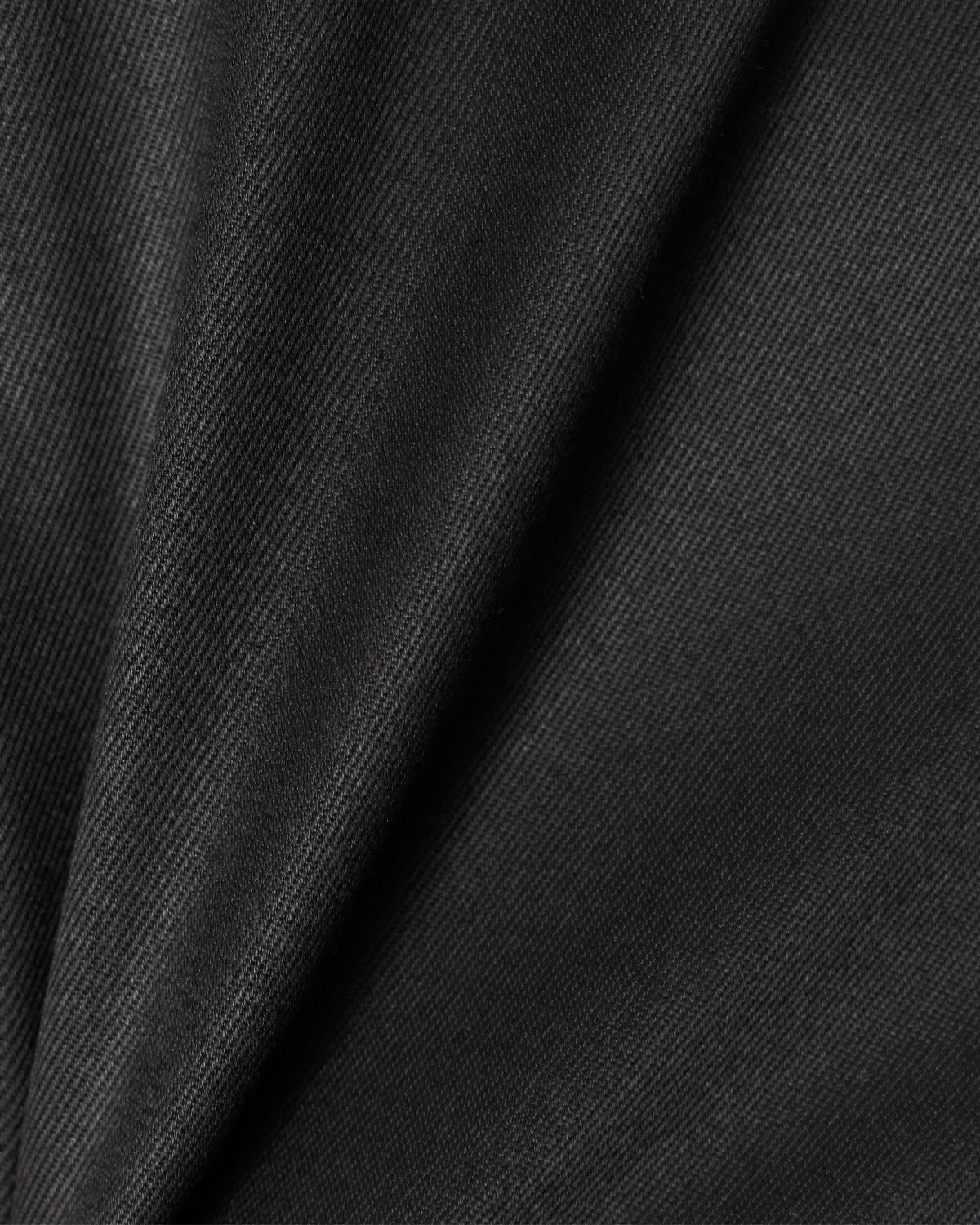 Easy-Care Black Fine Twill Dress Shirt 4
