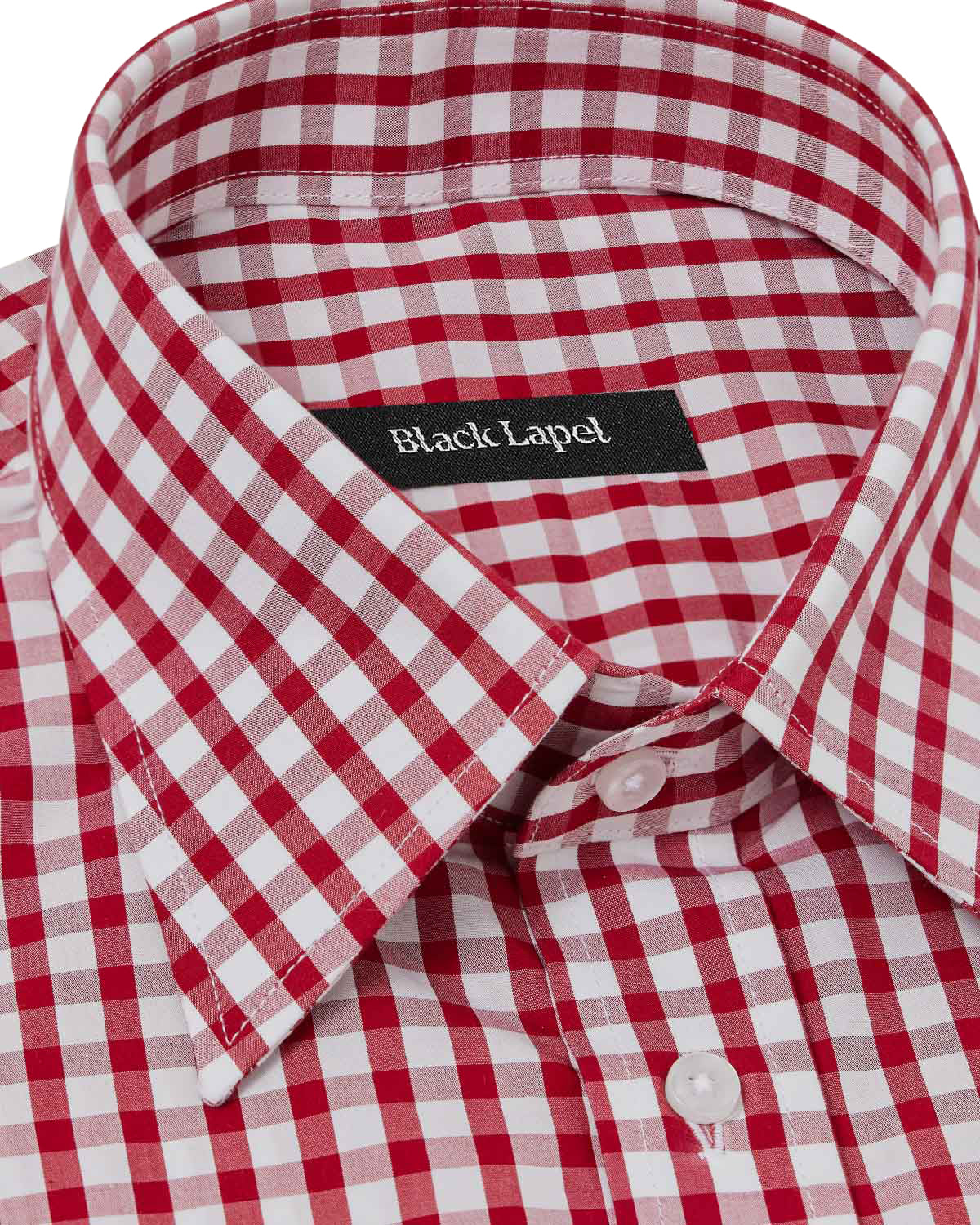 Red Gingham Dress Shirt 2