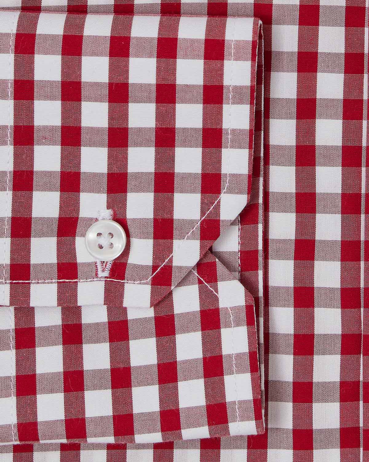 Red Gingham Dress Shirt 3