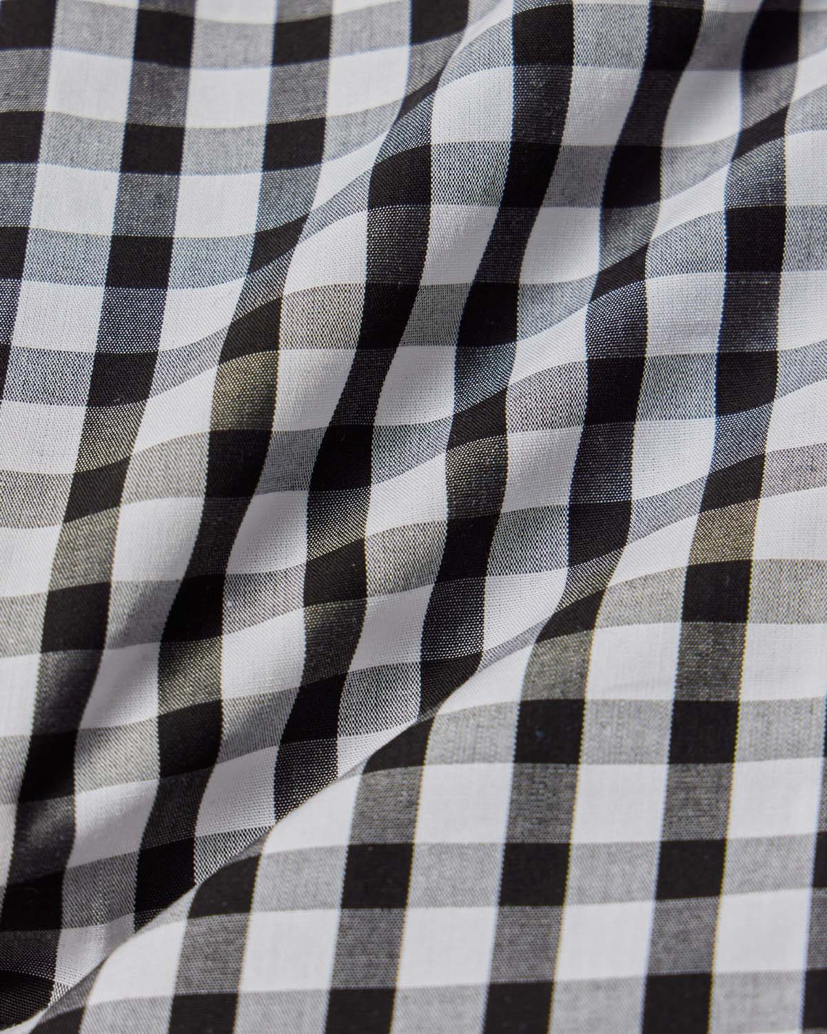 Black Gingham Dress Shirt 4