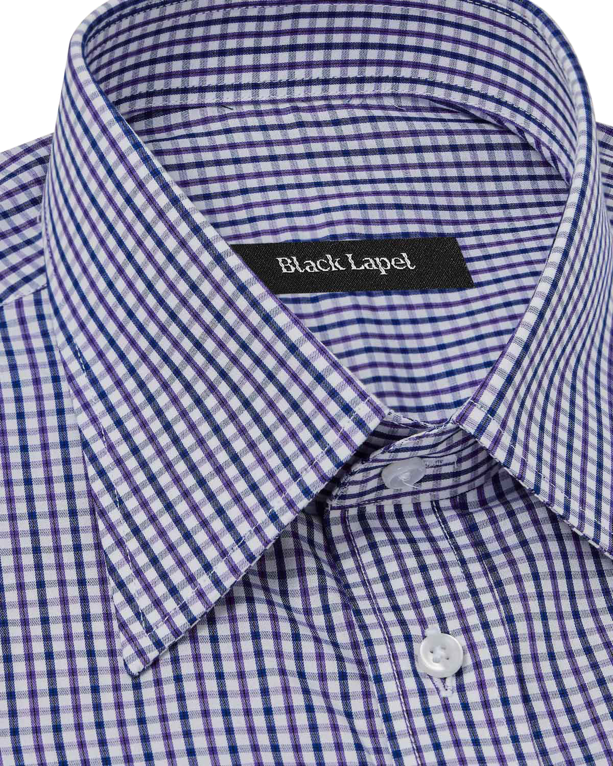 Blue and Tan Tattersall Dress Shirt 2
