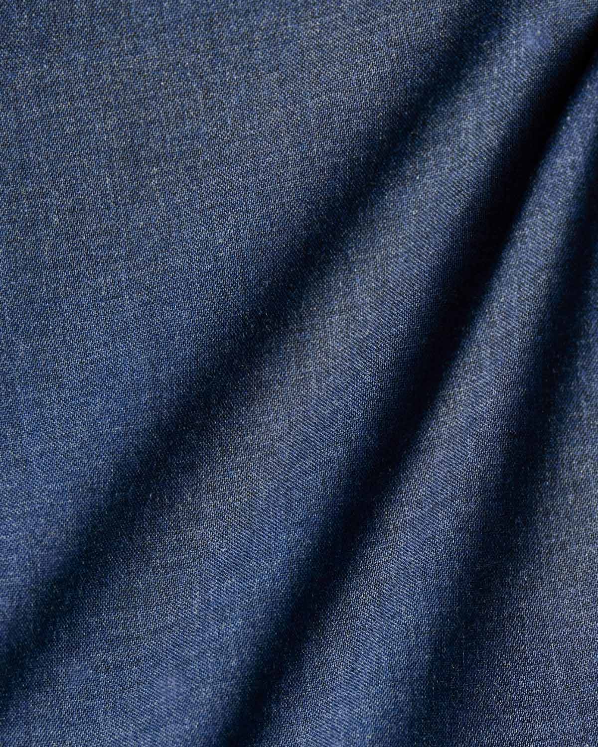 Dark Blue Melange Polin Dress Shirt 4