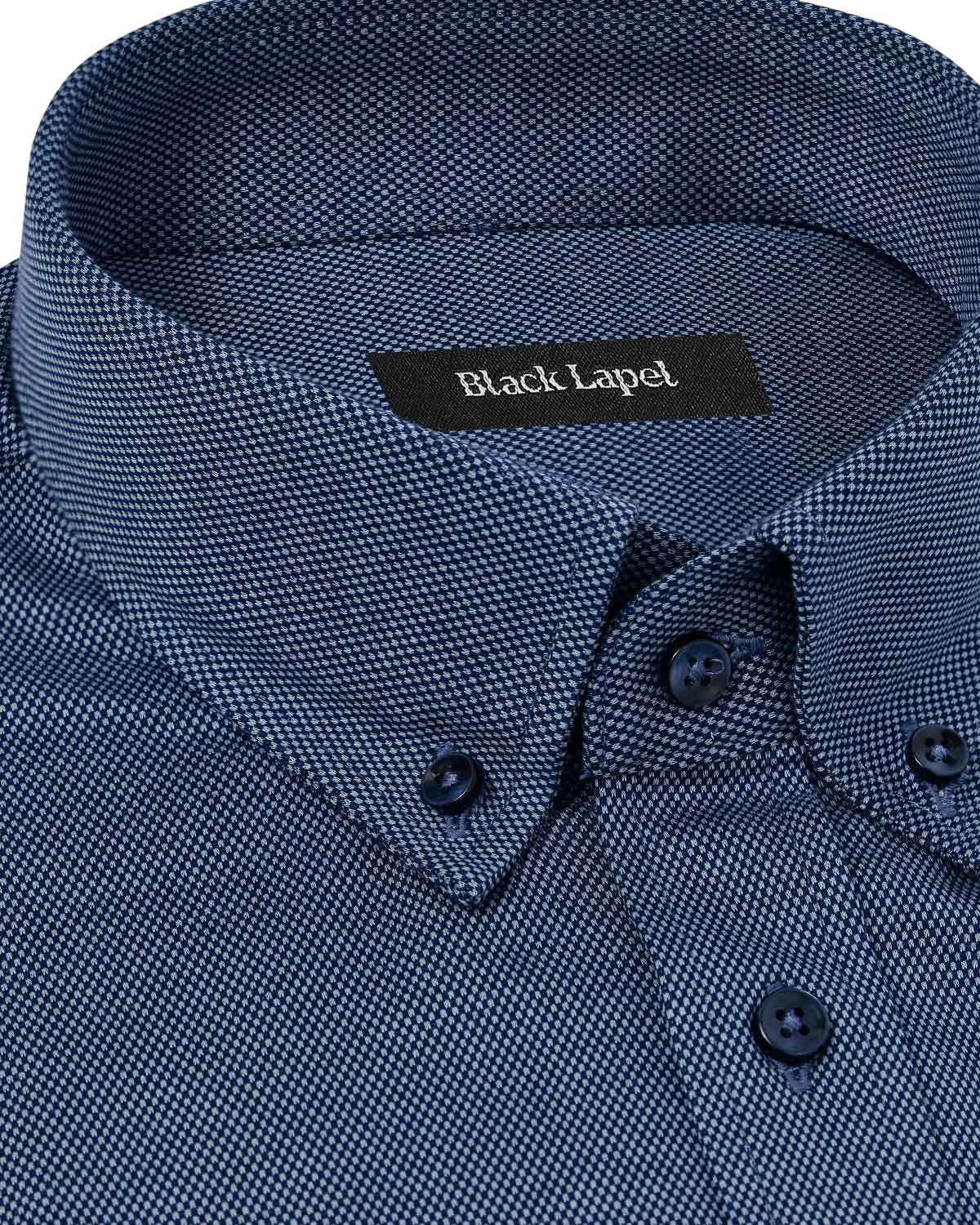Blue Check Performance Pique Knit Shirt 2