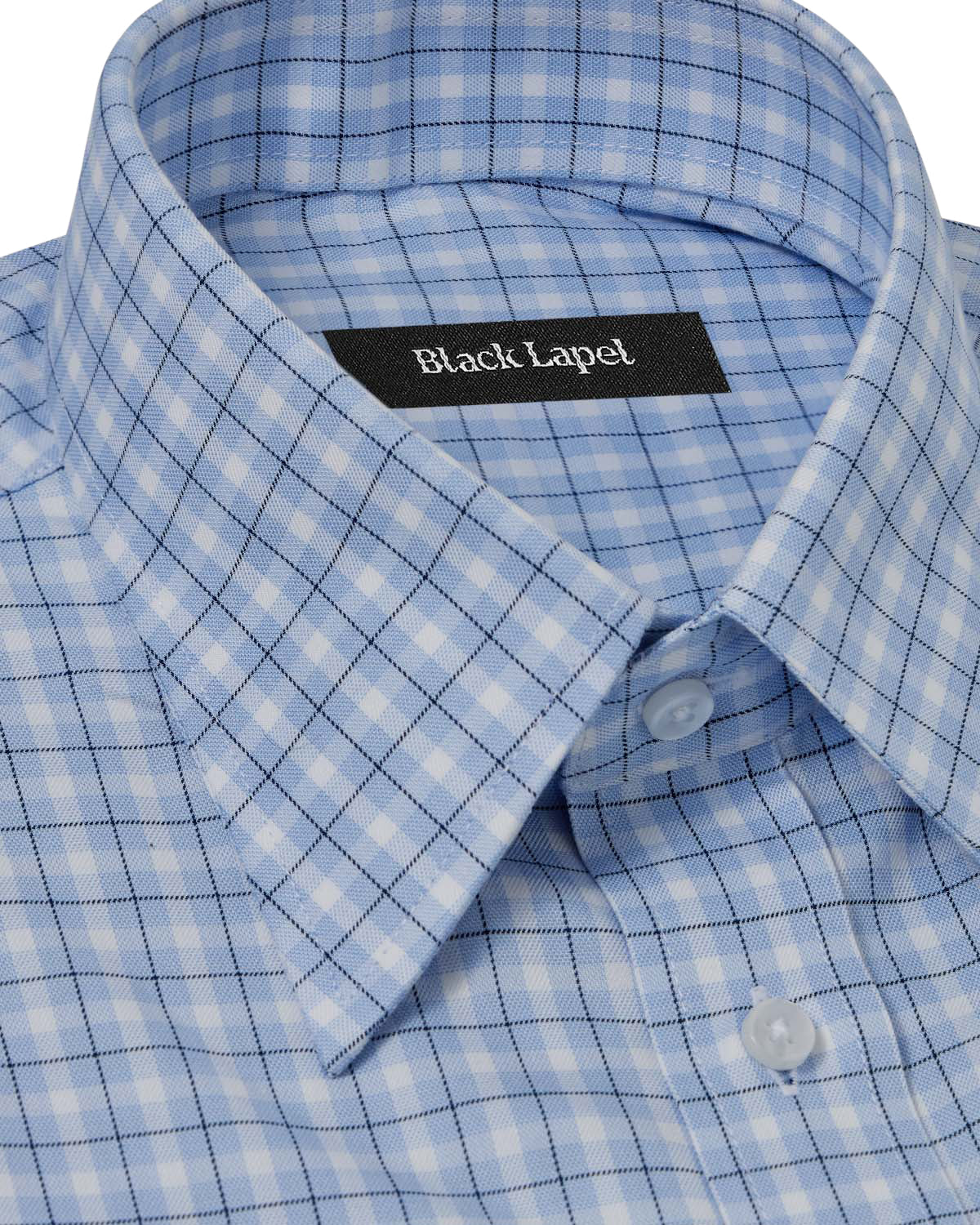 Blue Multi-Check Dress Shirt 2