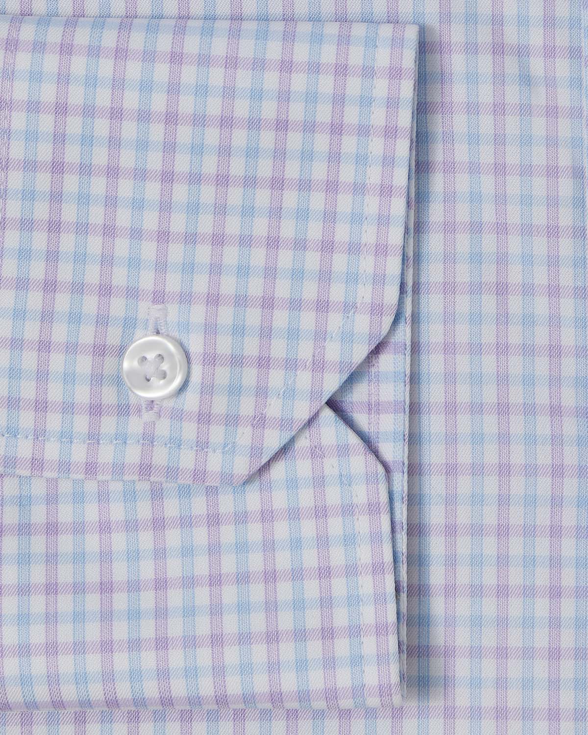 Blue and Purple Check Dress Shirt 3