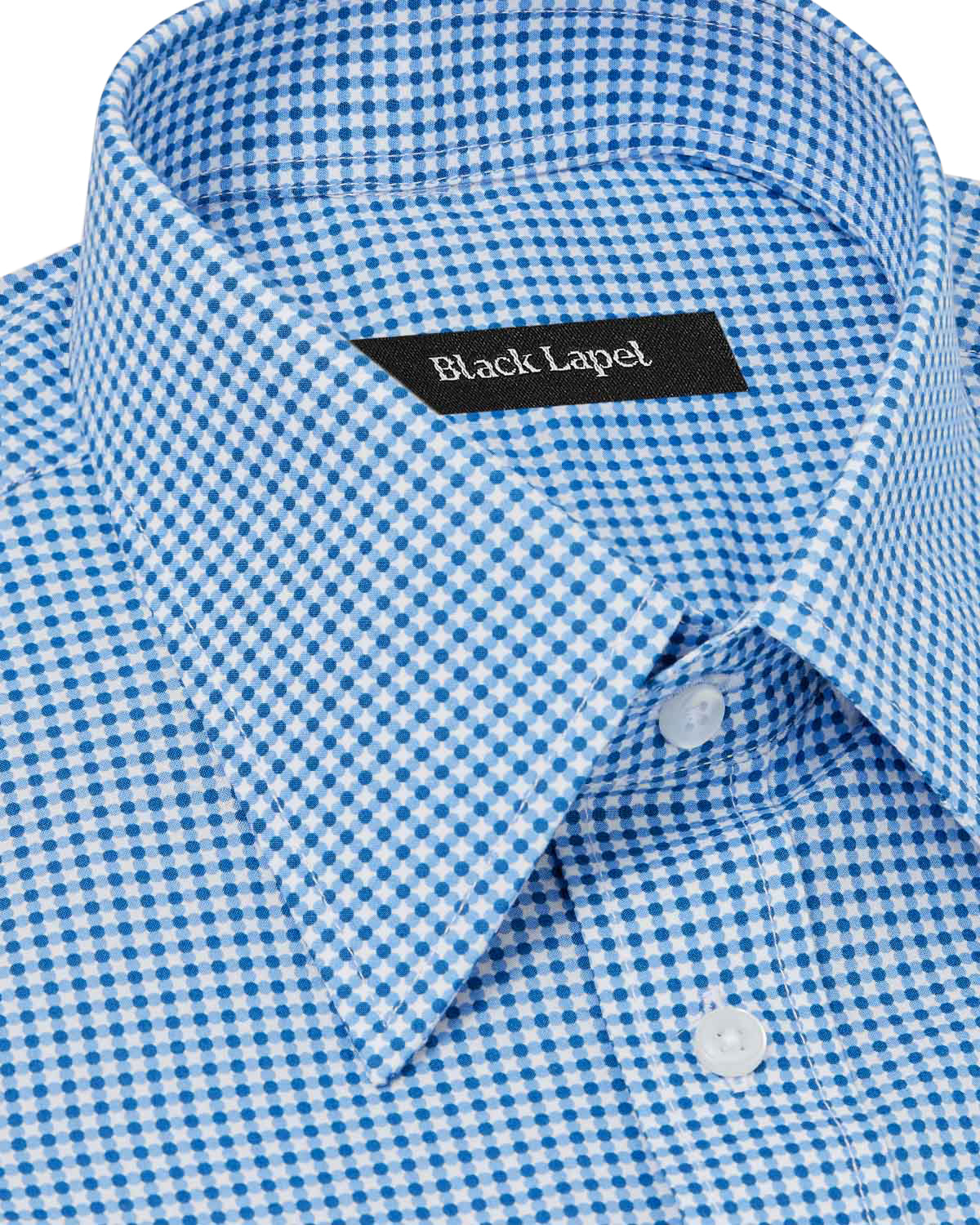 Blue Mod Dots Printed Dress Shirt 2