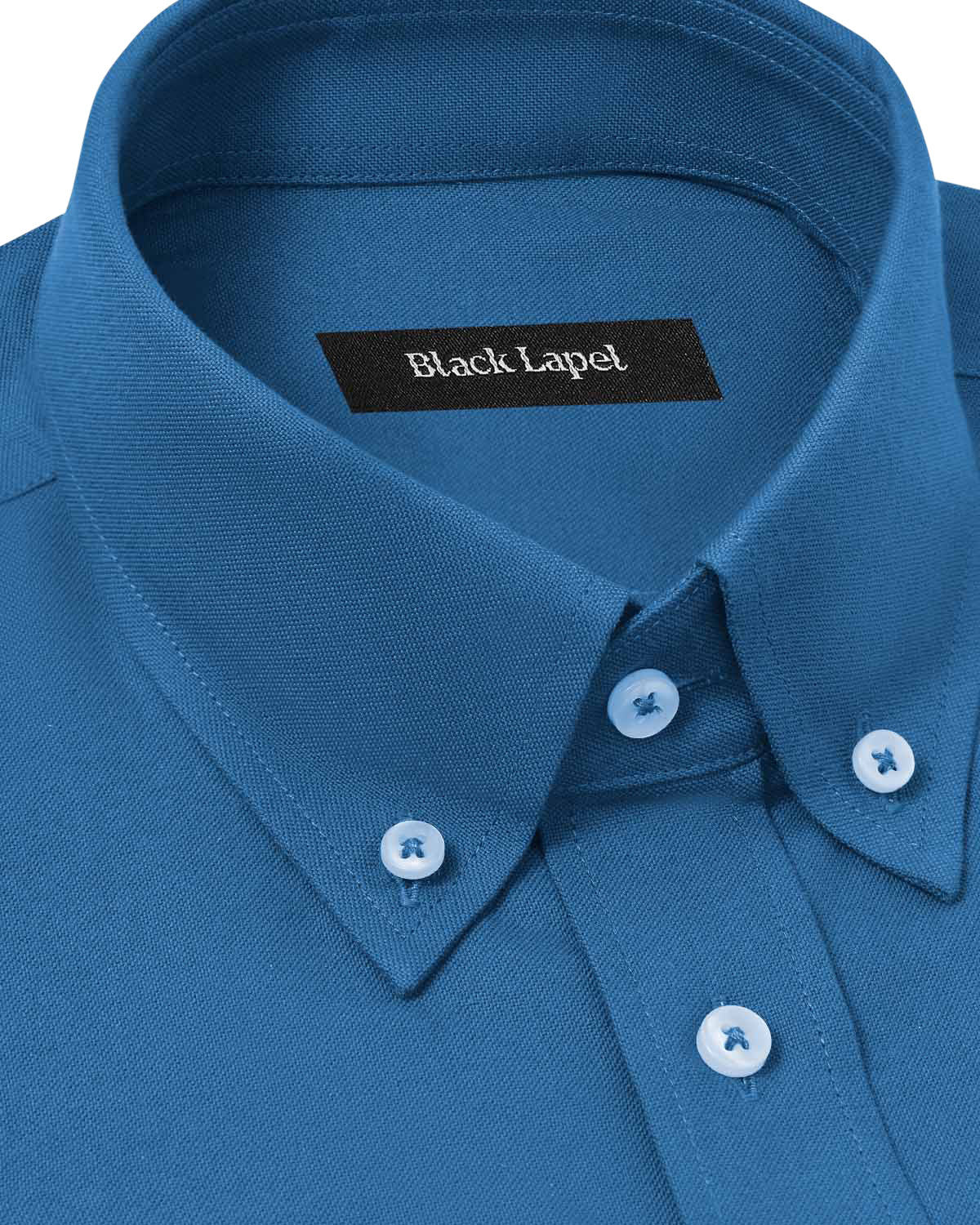 Portuguese Slate Blue Oxford Dress Shirt 2
