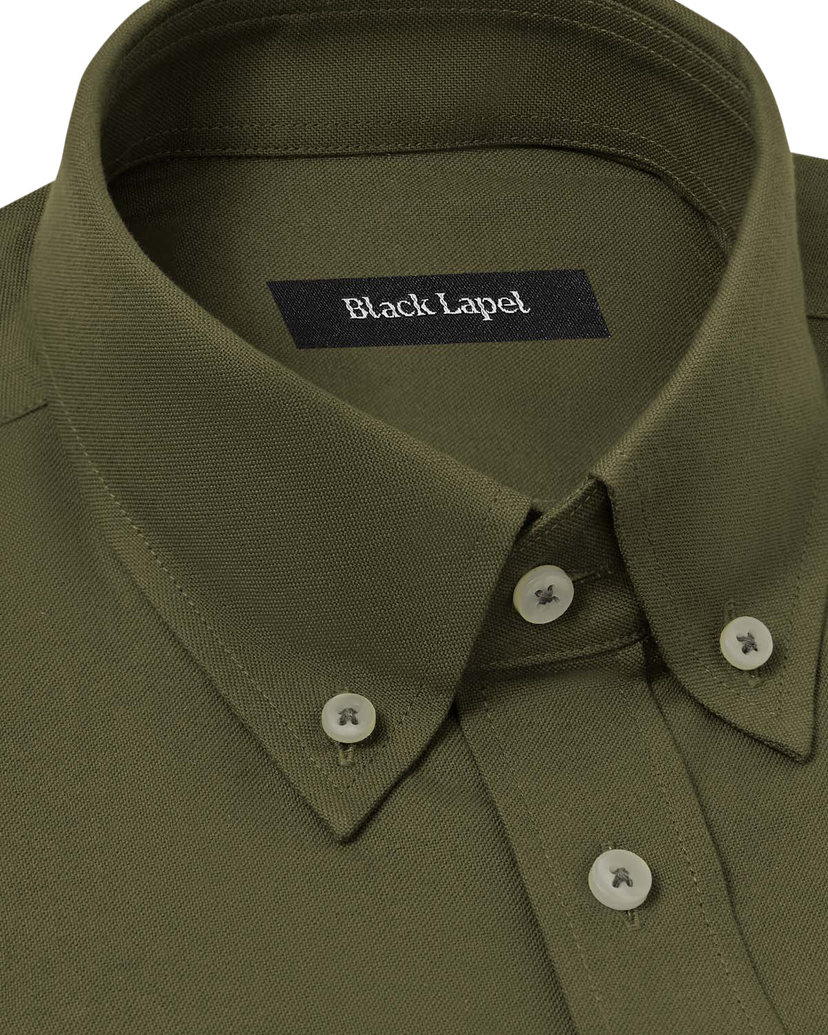 Campus Olive Green Oxford Dress Shirt 2