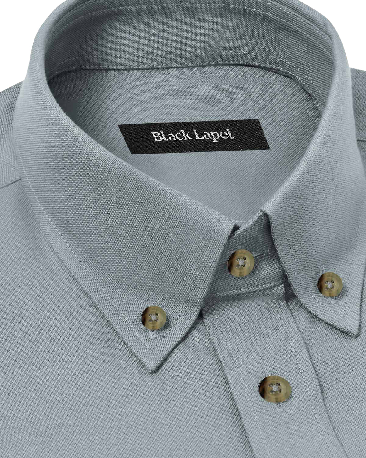 Green Brushed Oxford Dress Shirt 2