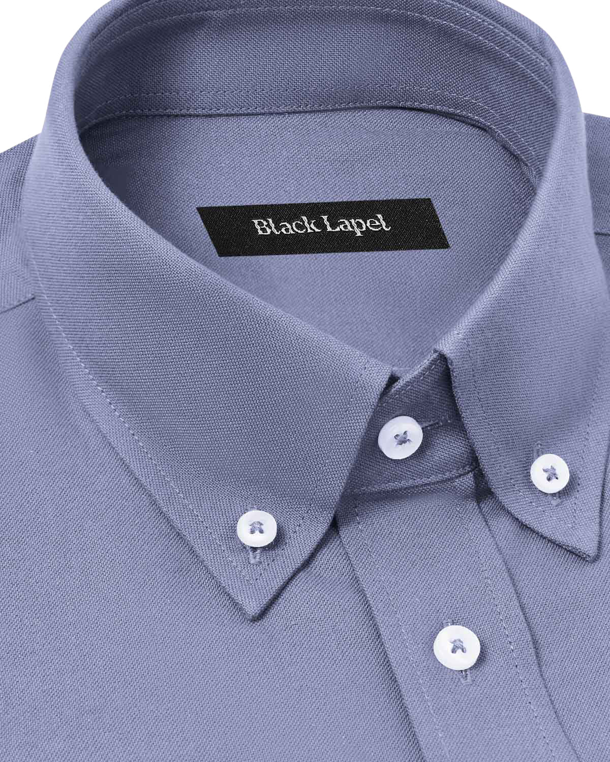 Grey Brushed Oxford Dress Shirt 2