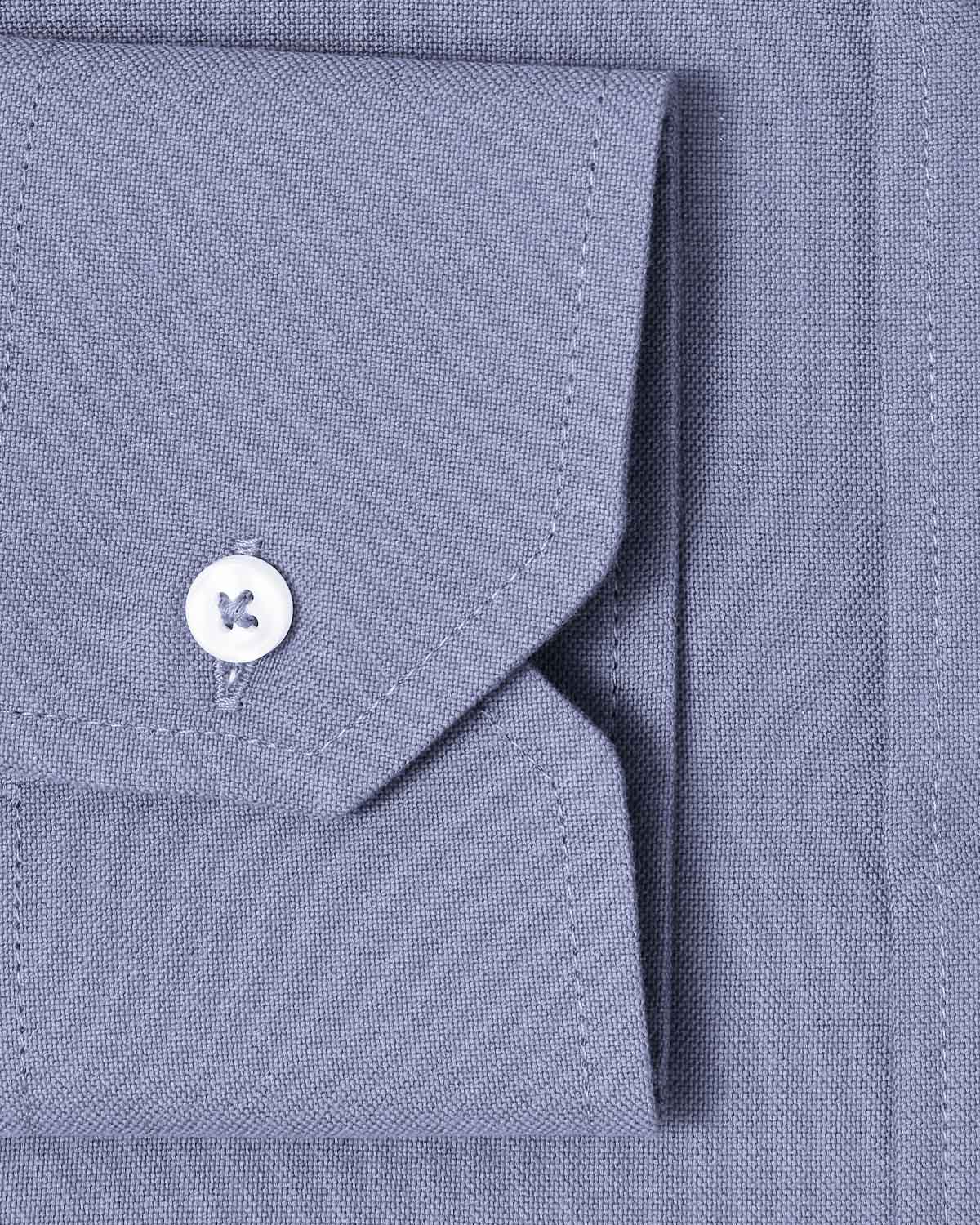 Grey Brushed Oxford Dress Shirt 3