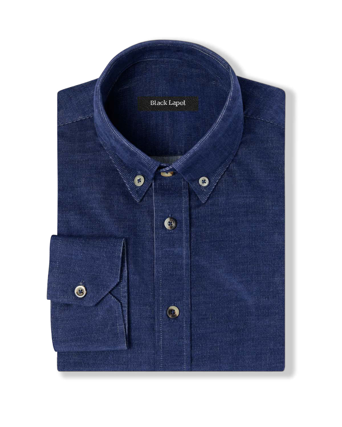 Navy Japanese Corduroy Casual Shirt 1