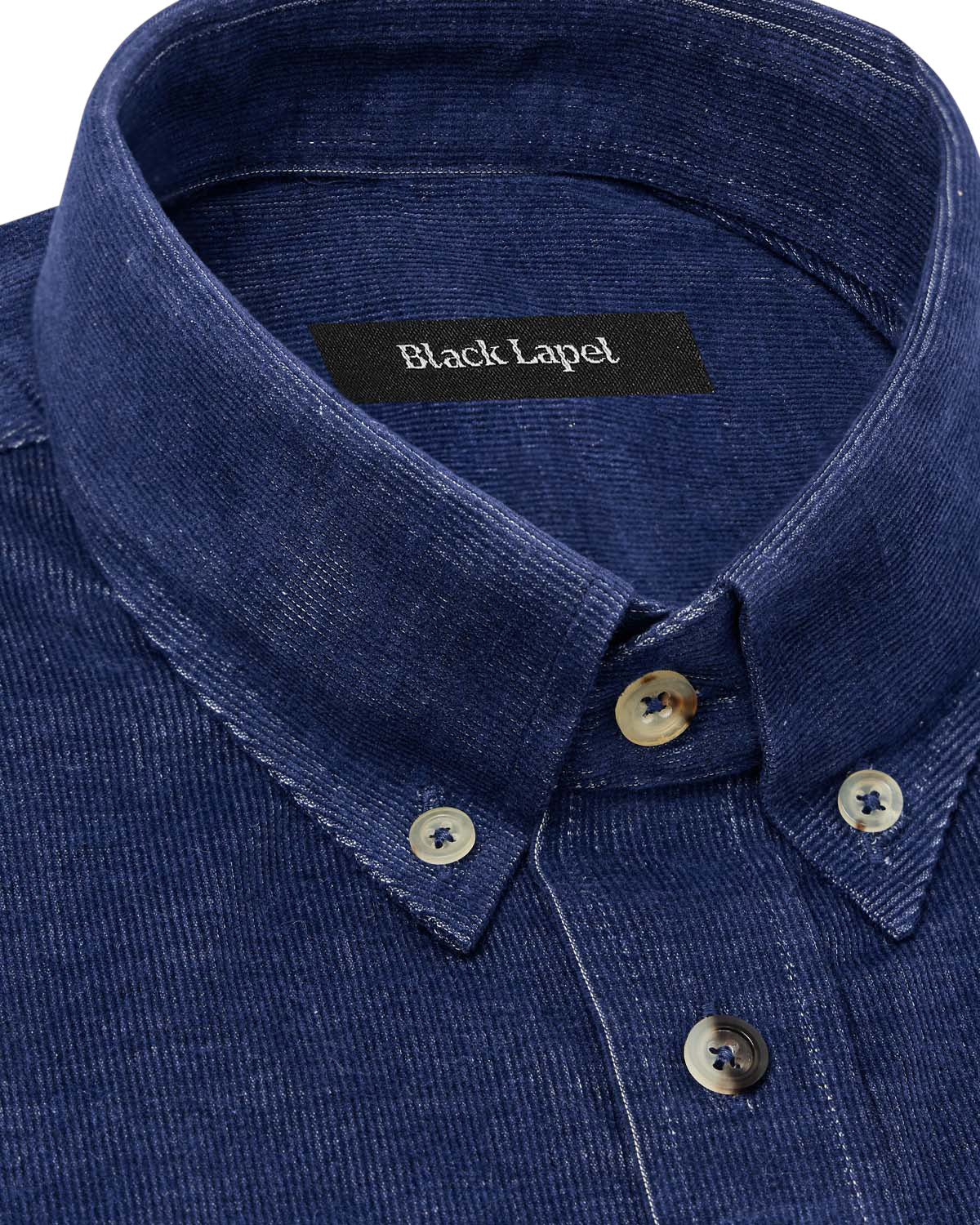 Navy Japanese Corduroy Casual Shirt 2