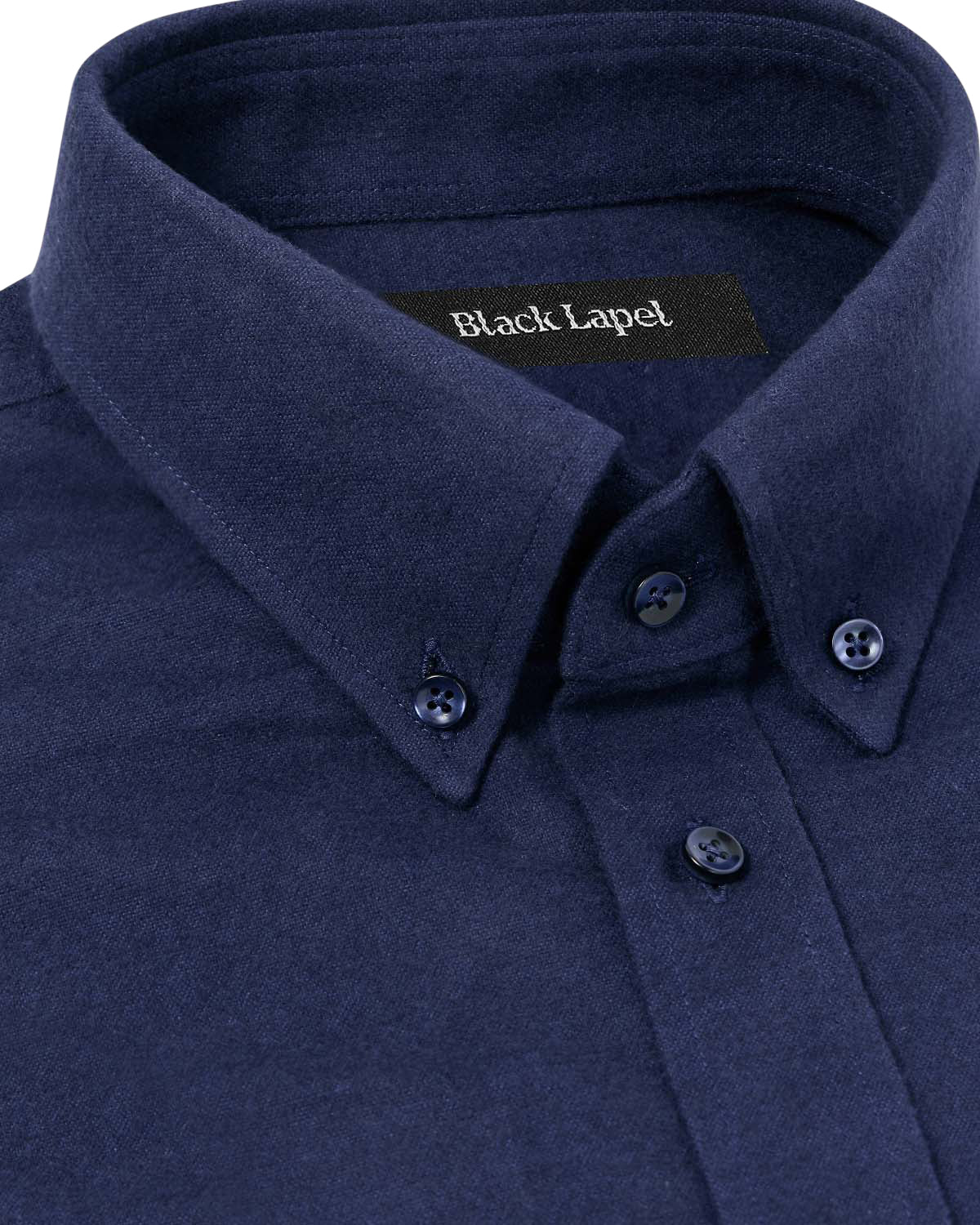 Navy Chamois Flannel Casual Shirt 2