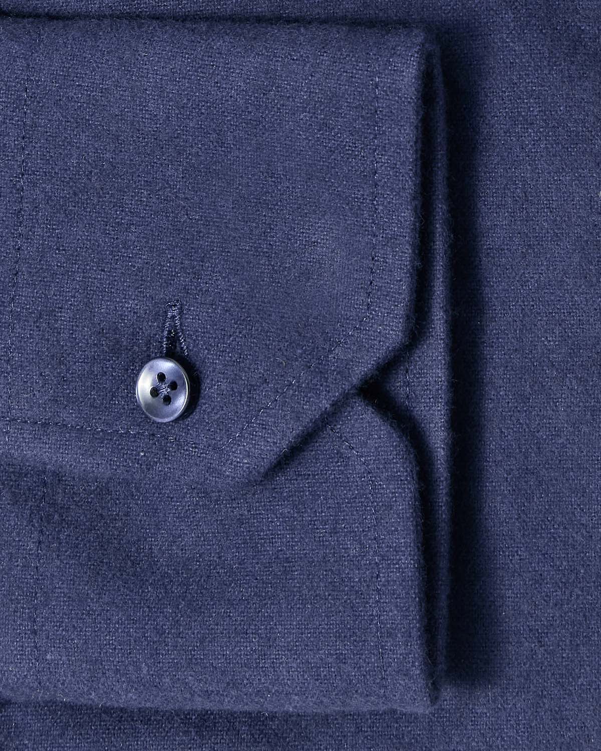 Navy Chamois Flannel Casual Shirt 3