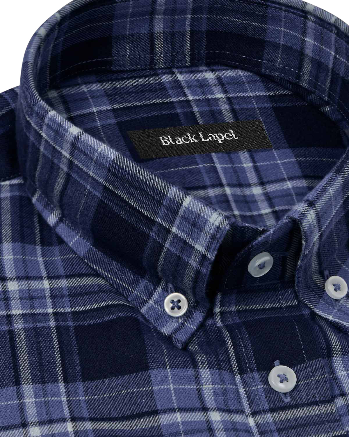 Portuguese Blue Merino Wool Flannel Shirt 2
