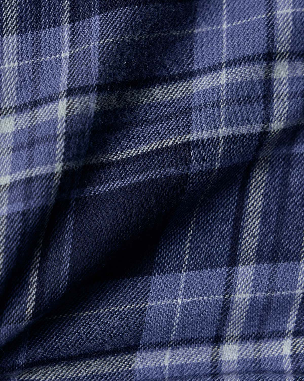 Portuguese Blue Merino Wool Flannel Shirt 4
