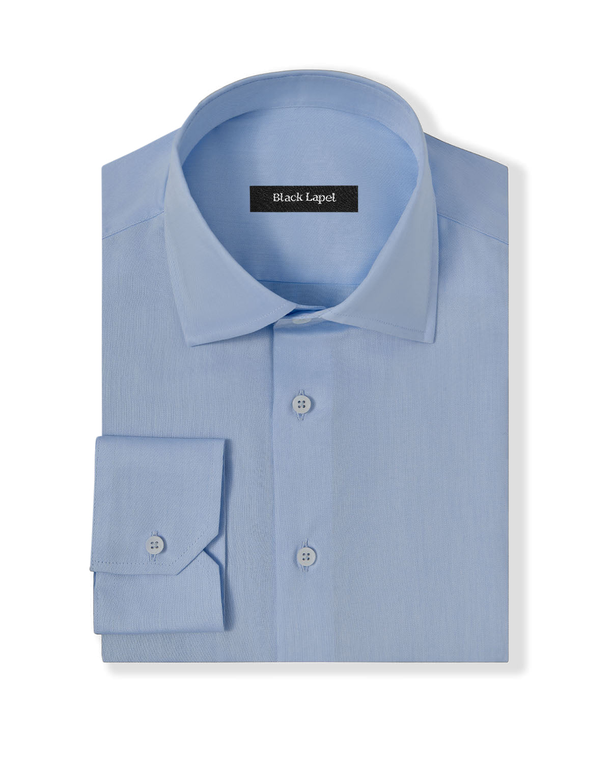 light blue dress shirt black pants Ike Behar | Light Blue Bengal Stripe main image 1