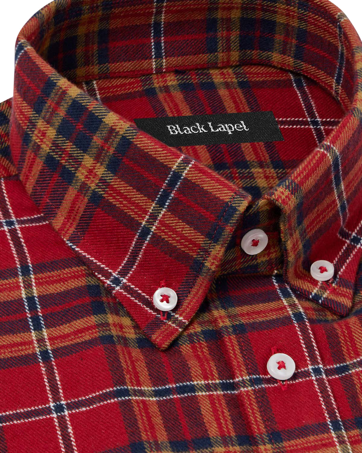 Burgundy Plaid Flannel Shirt 2