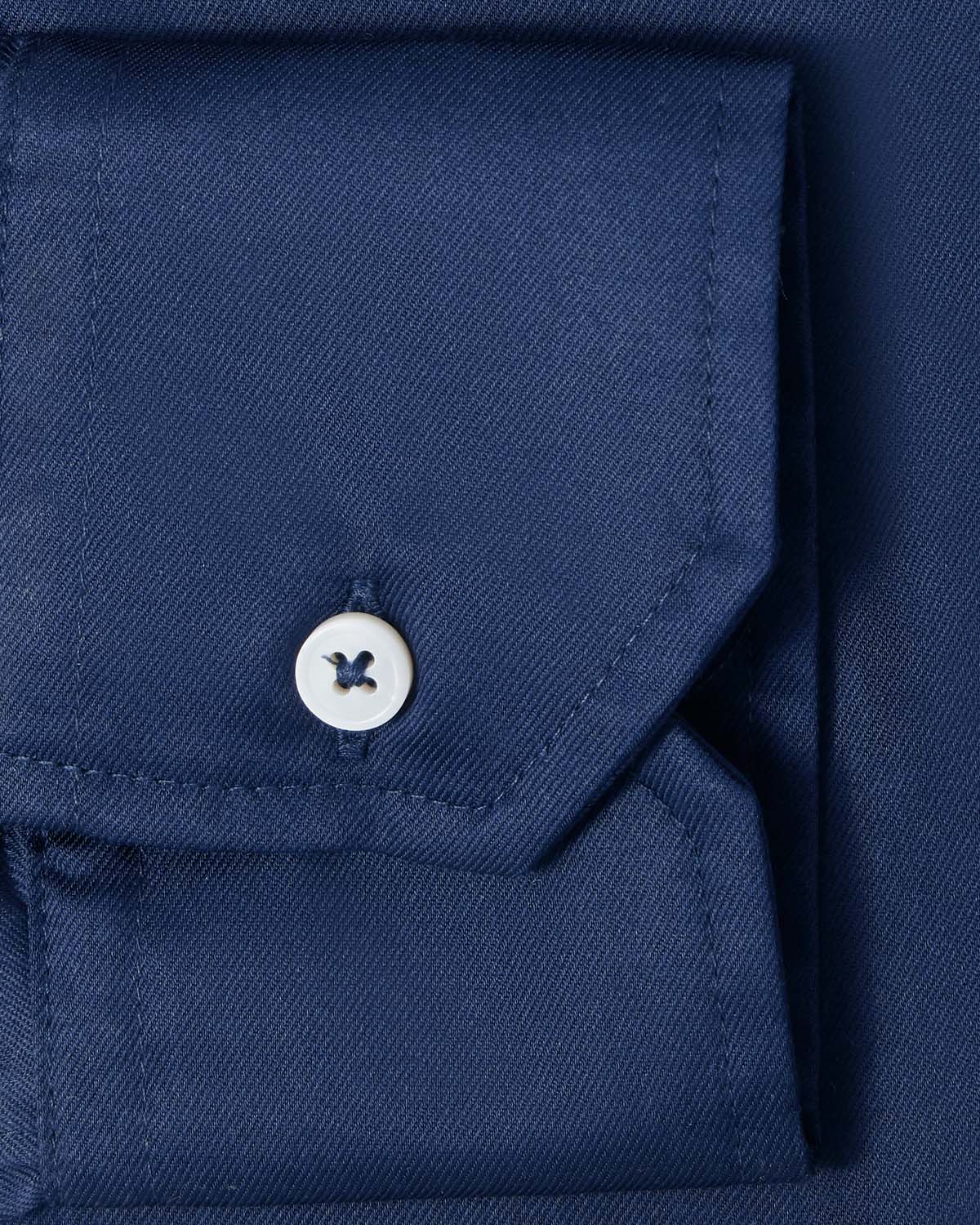 Easy-Care Navy Twill Dress Shirt 3