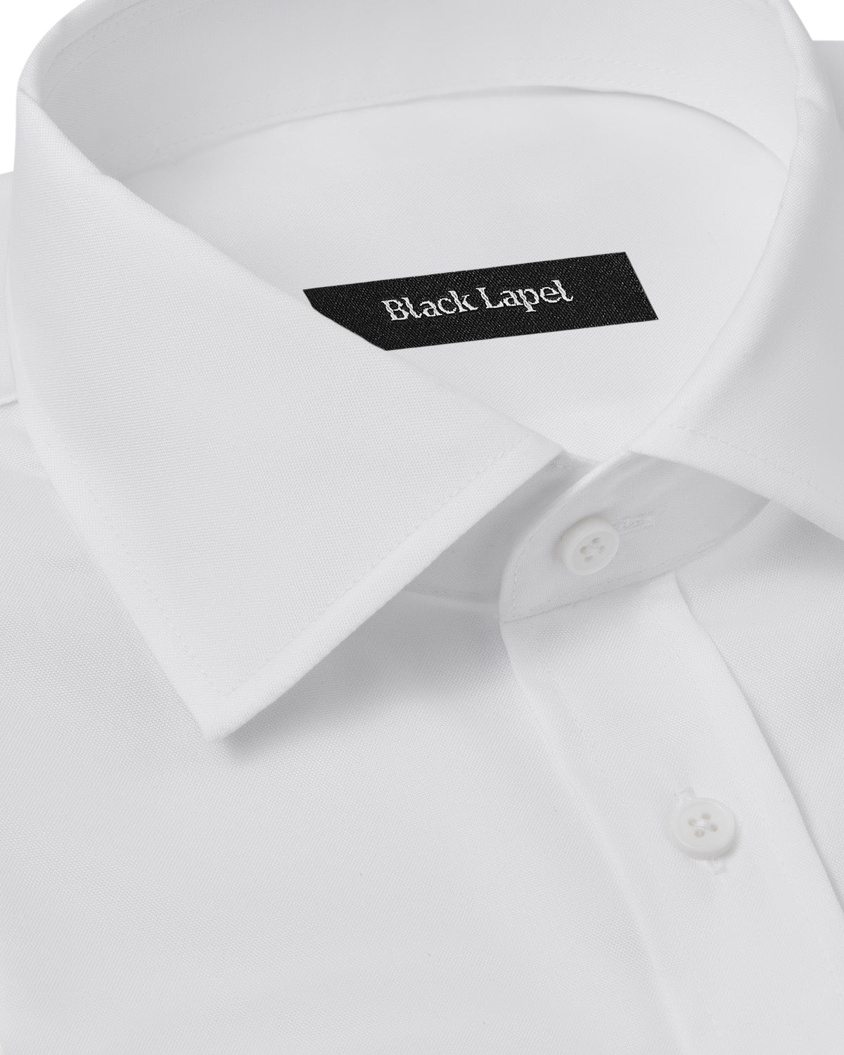 Easy-Care White Pinpoint Dress Shirt 2
