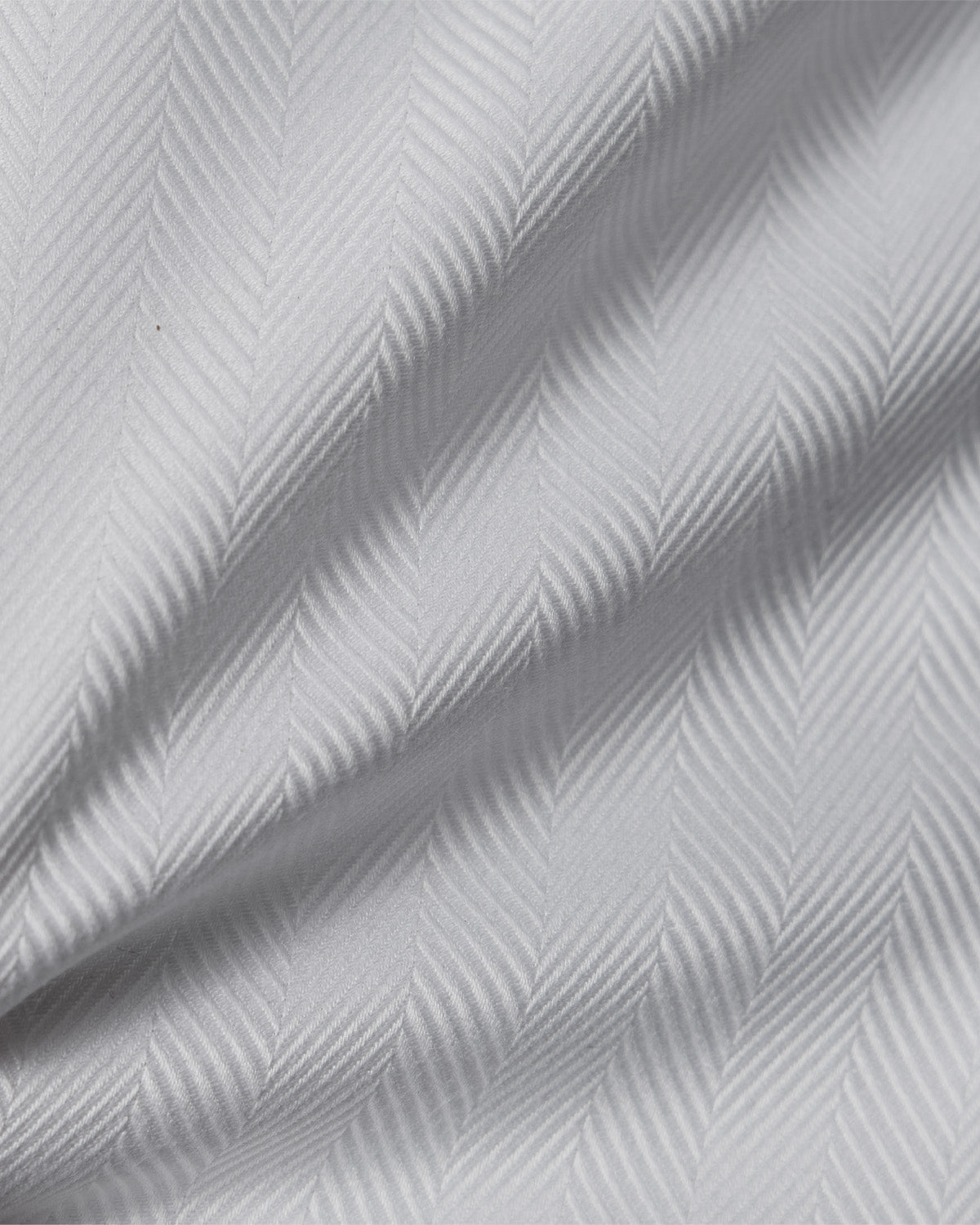 Easy-Care White Herringbone Dress Shirt 4