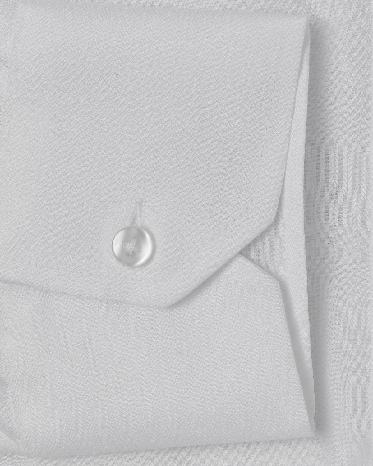 Easy-Care White Herringbone Dot Dress Shirt 3