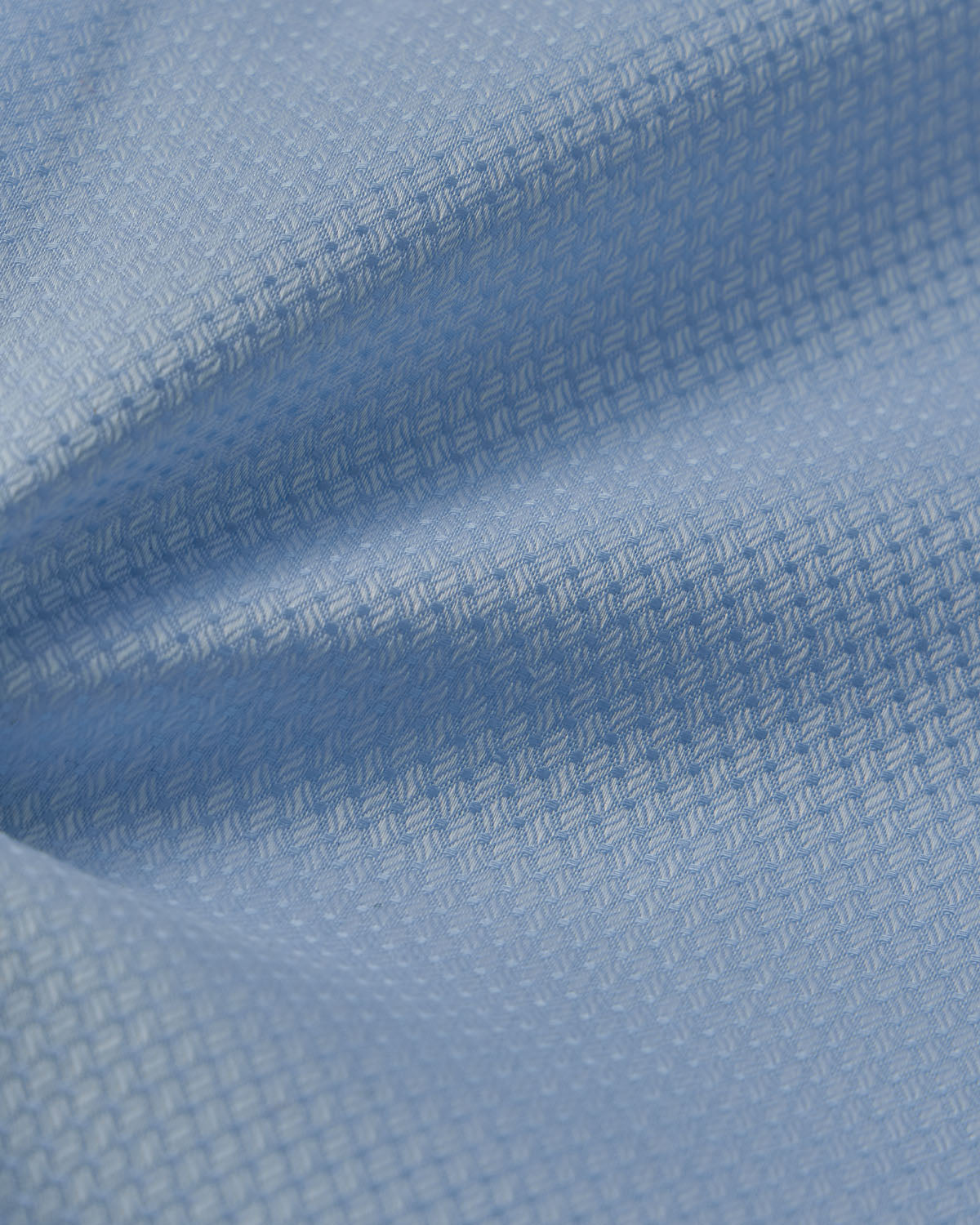 Natural Stretch Blue Diamond Weave Dress Shirt 4
