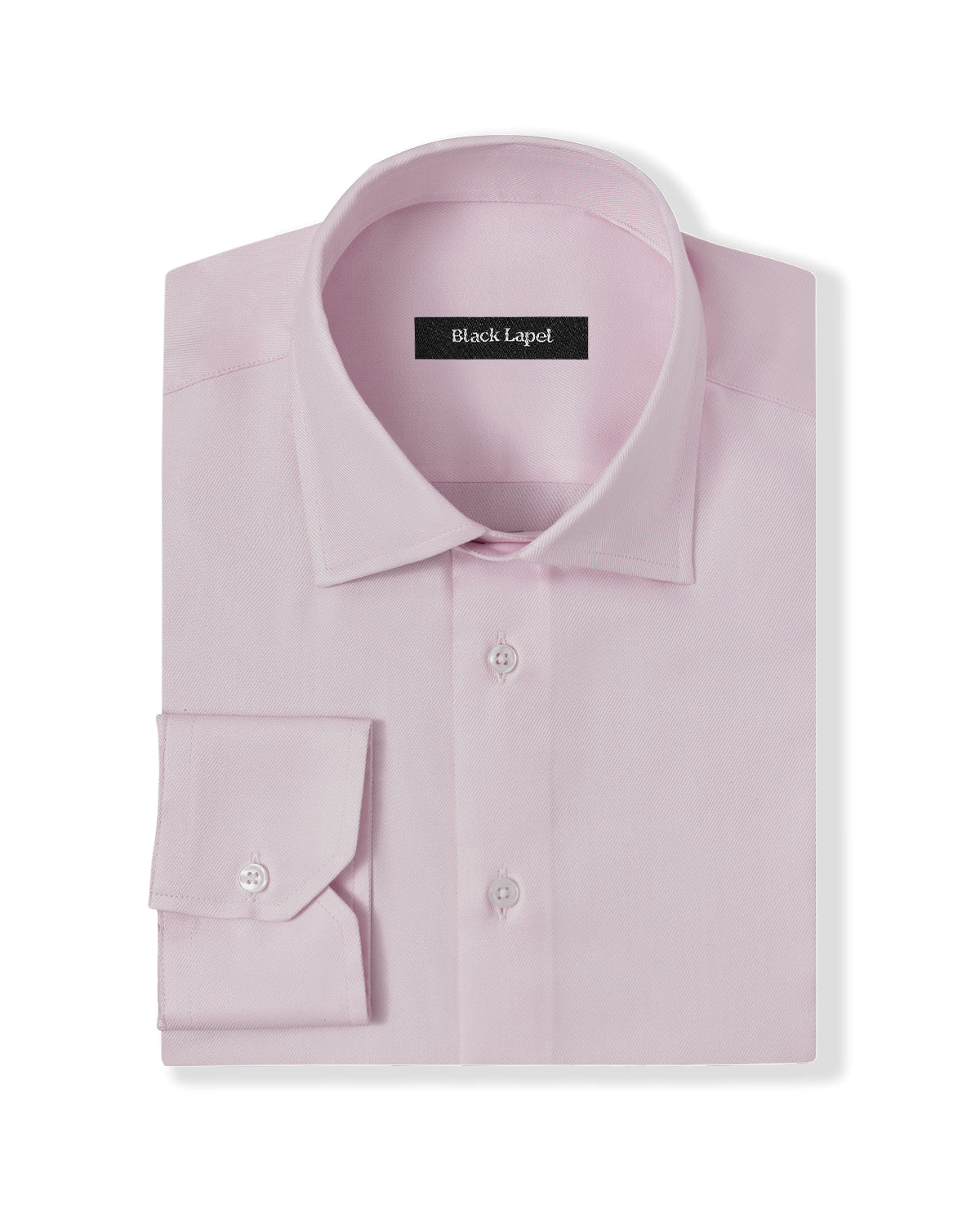 Pink Classic Twill Dress Shirt 1