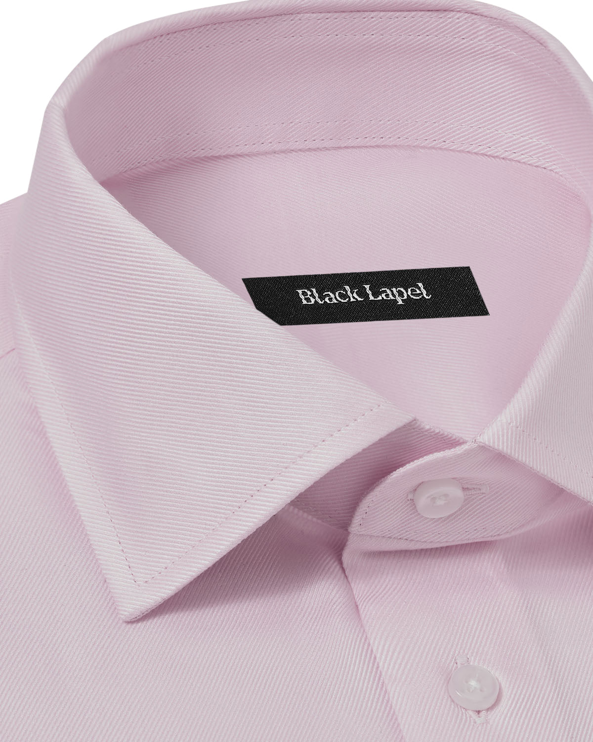 Pink Classic Twill Dress Shirt 2