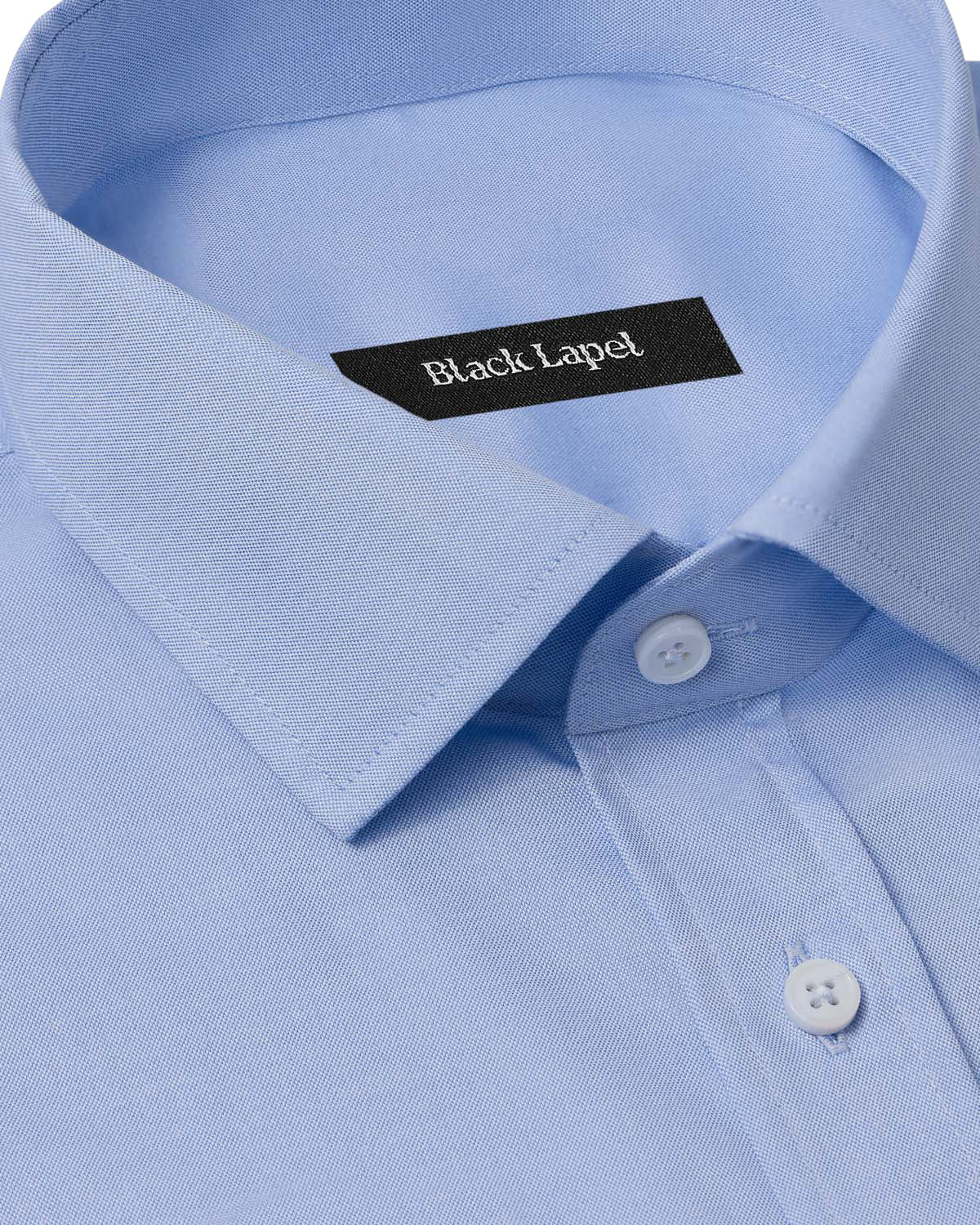 Easy-Care Light Blue Pinpoint Dress Shirt 2