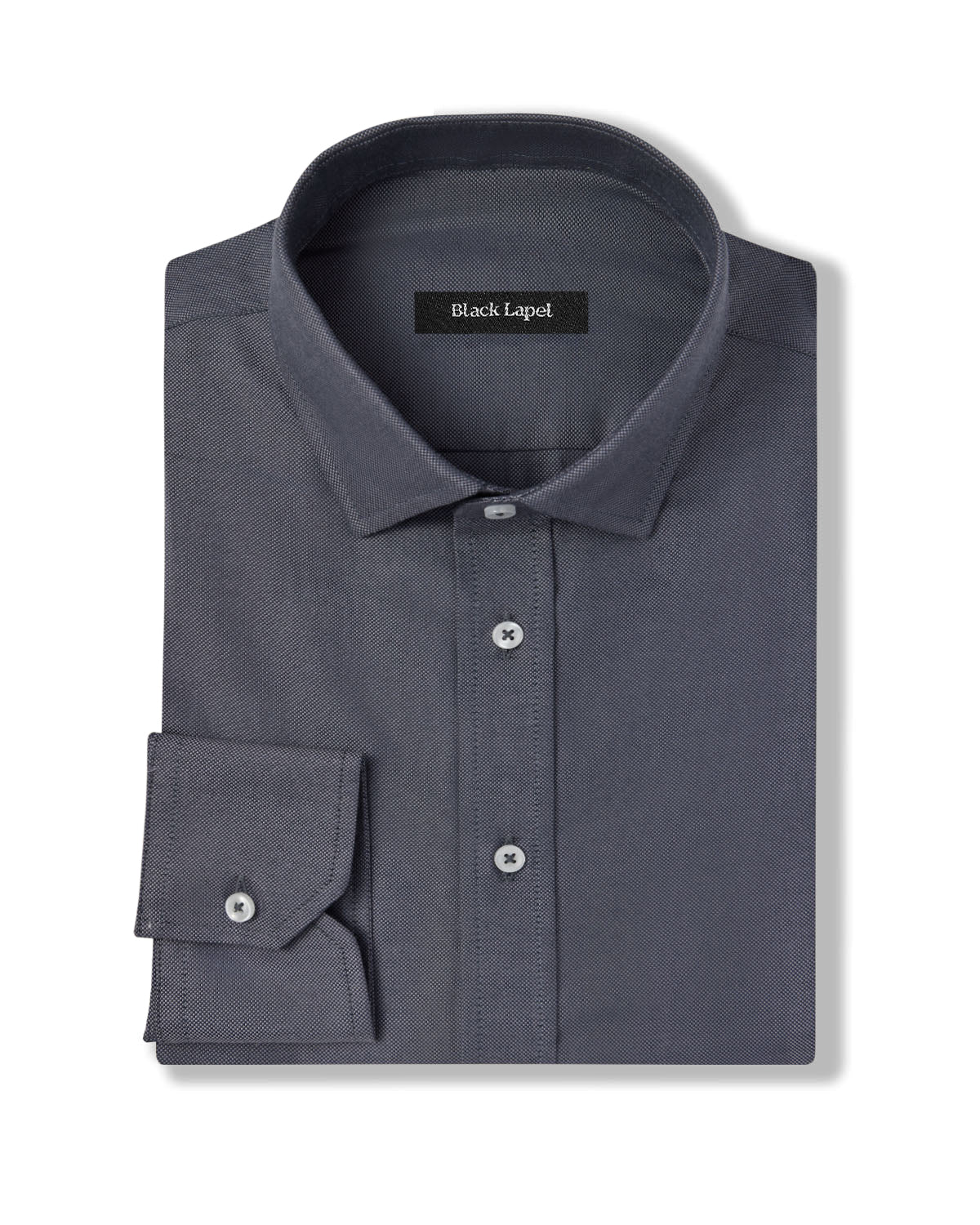 Charcoal Royal Oxford Custom Dress Shirt Charcoal Royal Oxford Custom Dress Shirt
