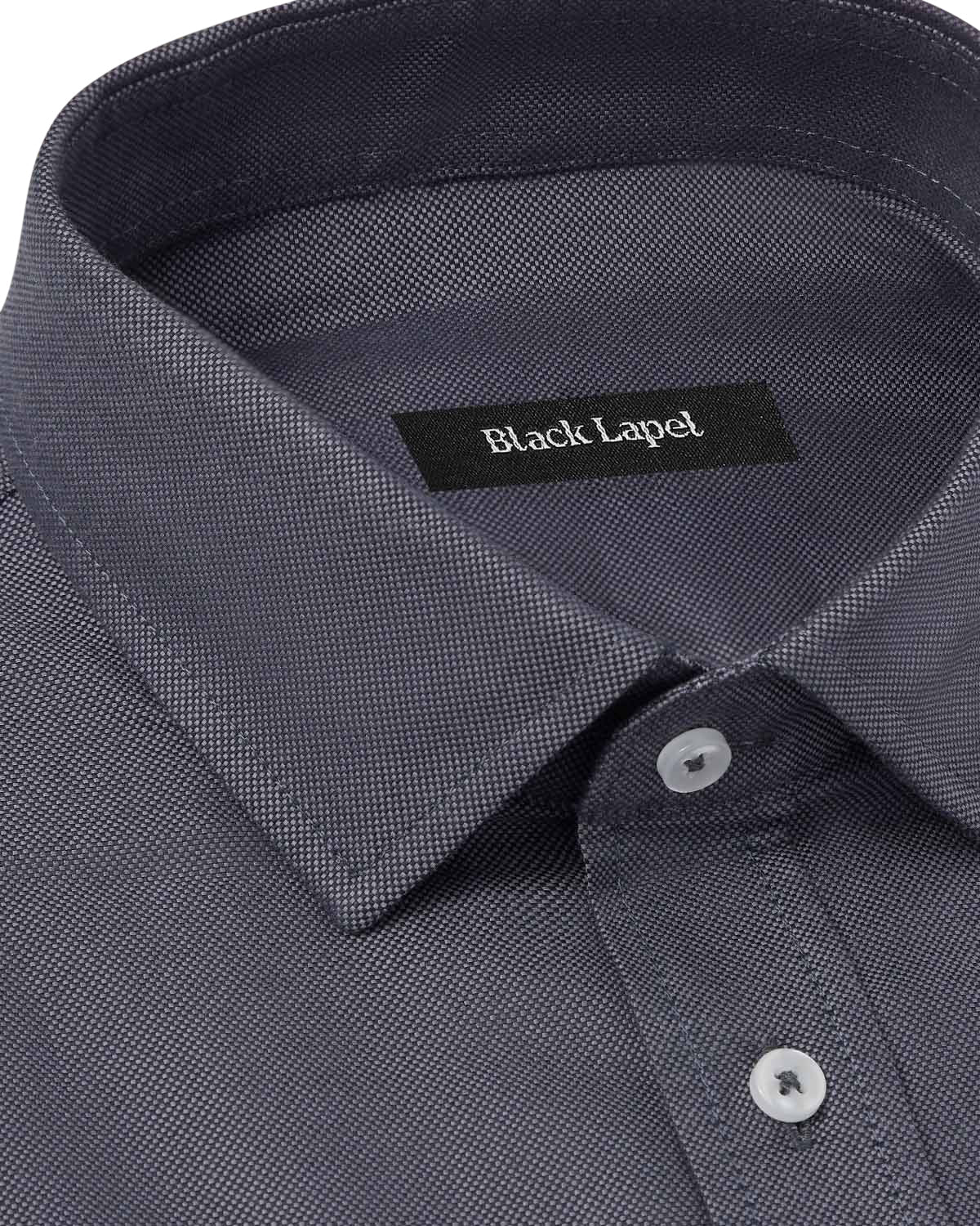 Charcoal Royal Oxford Dress Shirt 2
