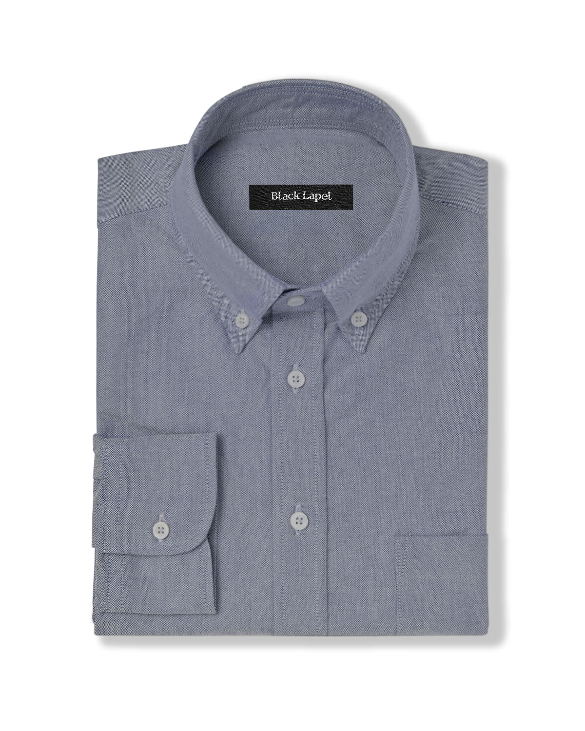 Campus Blue Oxford Dress Shirt 1