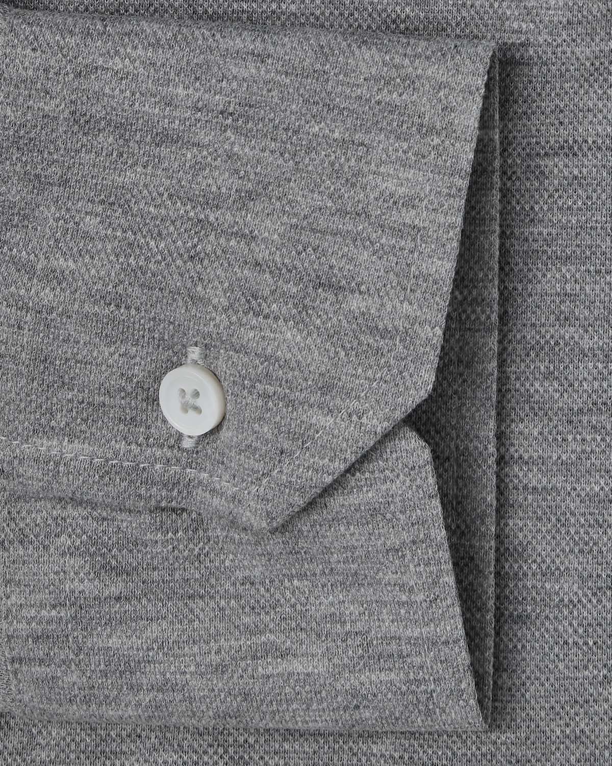 Grey Performance Pique Knit Shirt 3