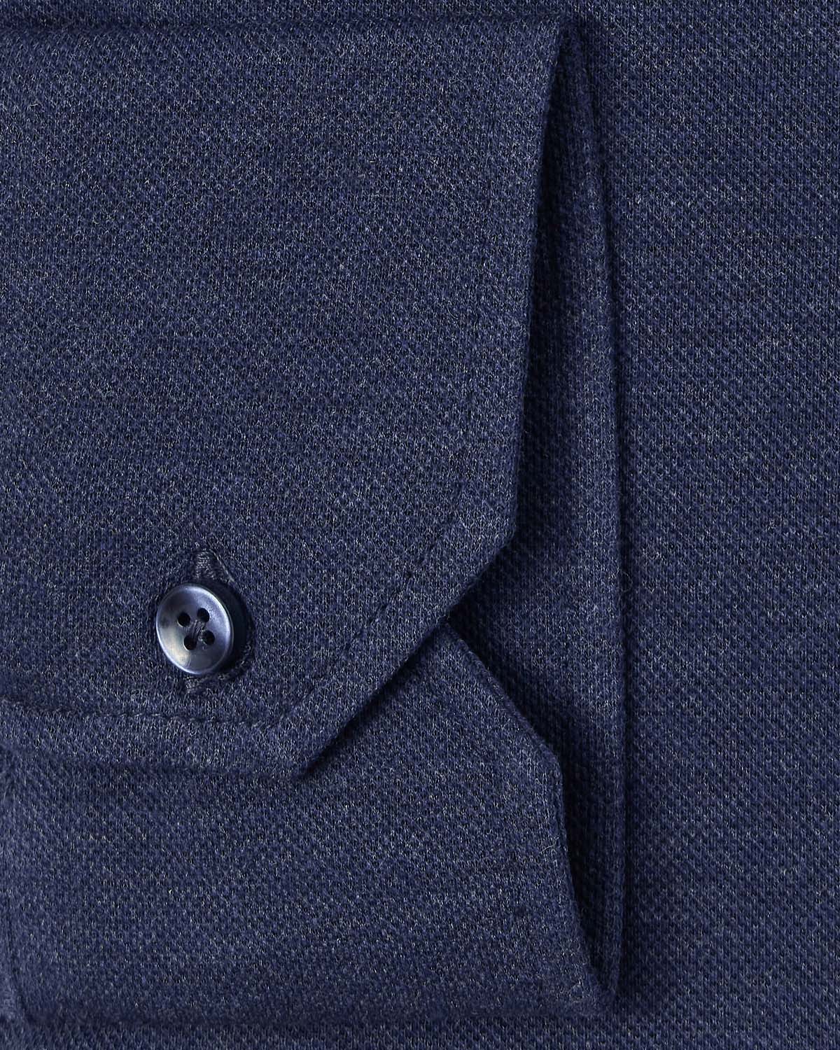 Navy Performance Pique Knit Shirt 3