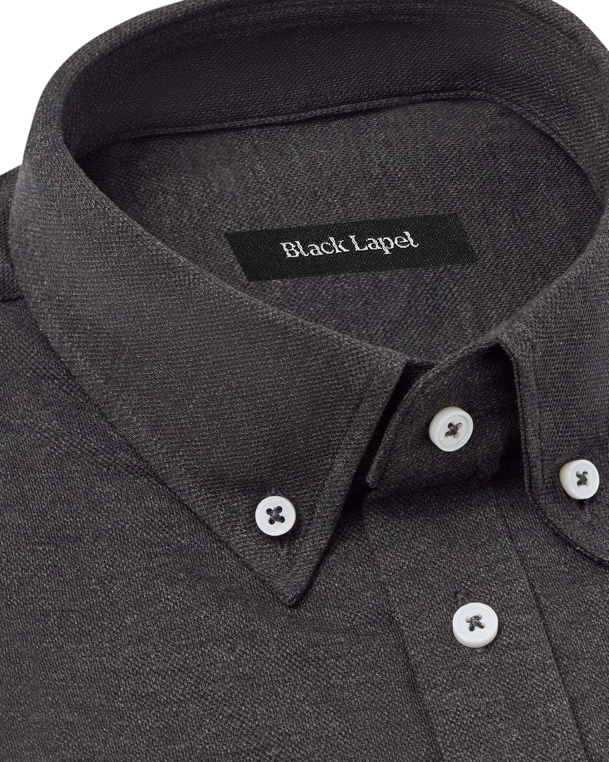 Charcoal Performance Pique Knit Shirt 2