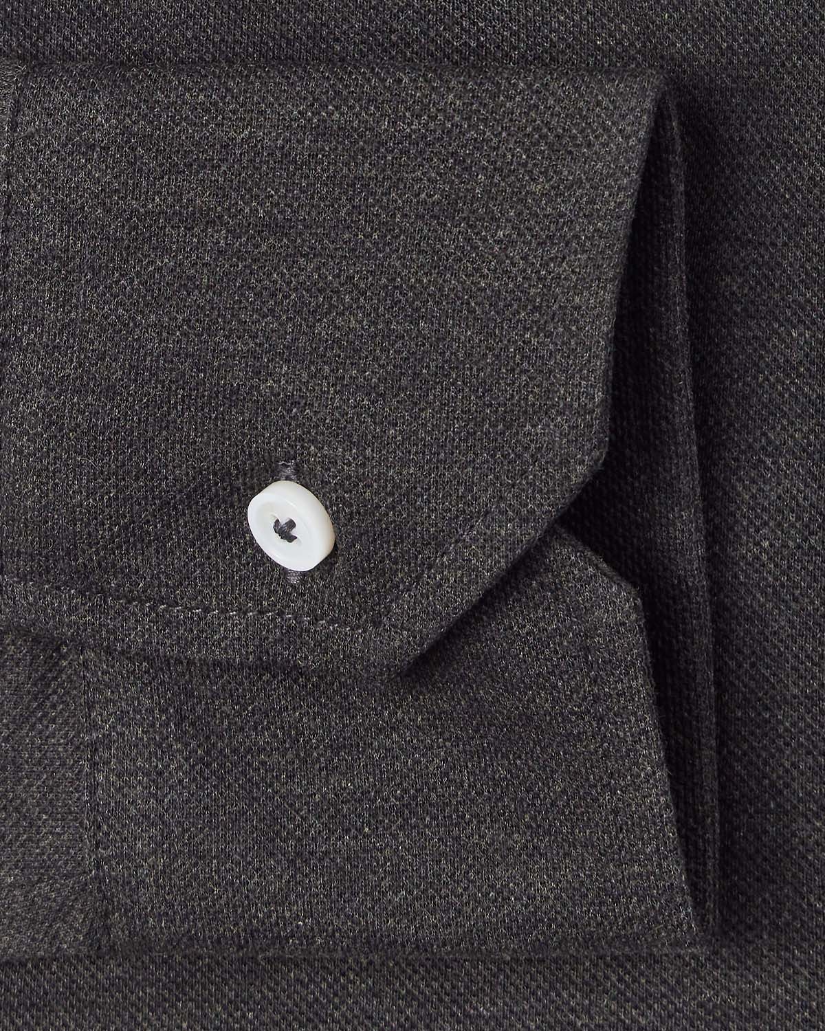 Charcoal Performance Pique Knit Shirt 3