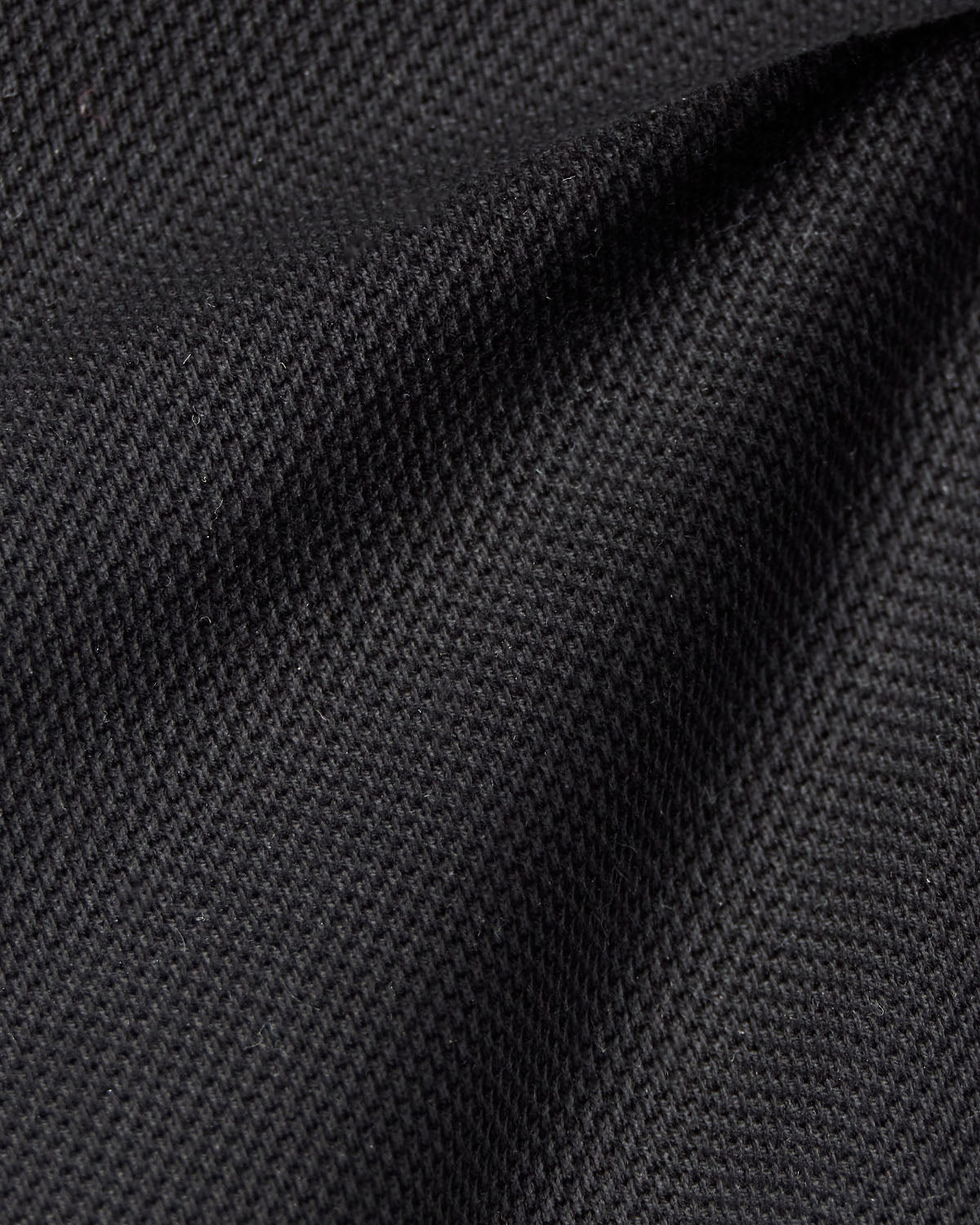 Black Performance Pique Knit Shirt 4