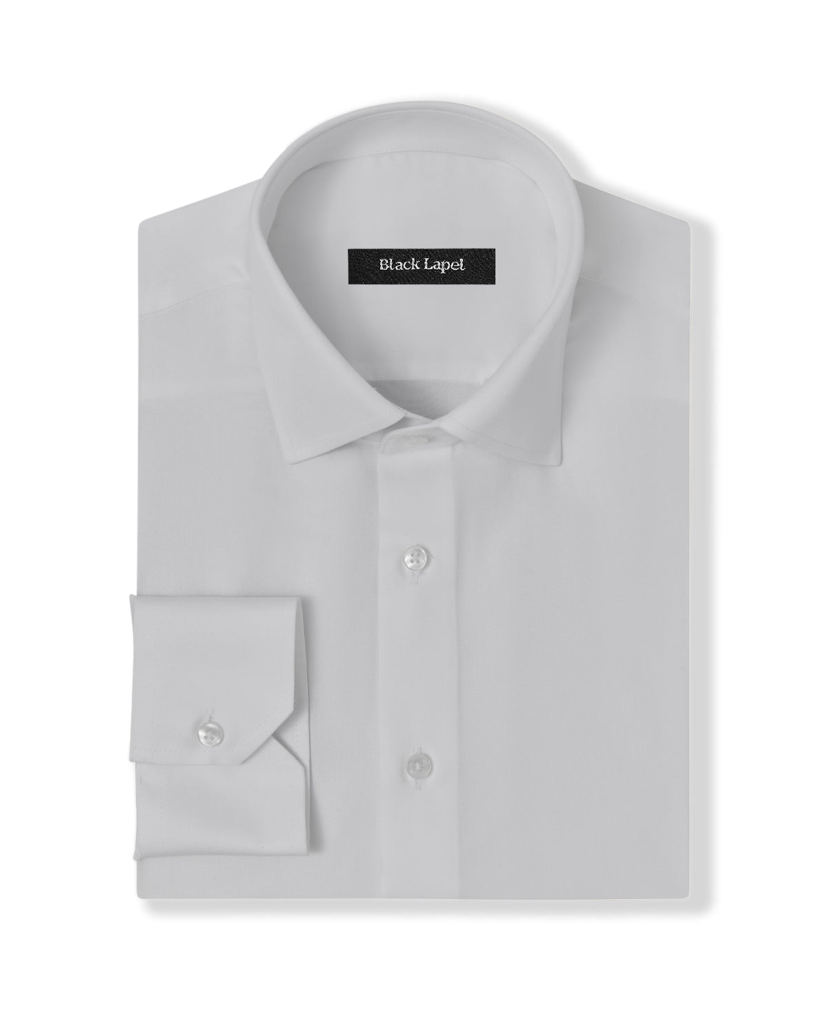 Cornerstone White Fine Twill Shirt Dress Shirt 1