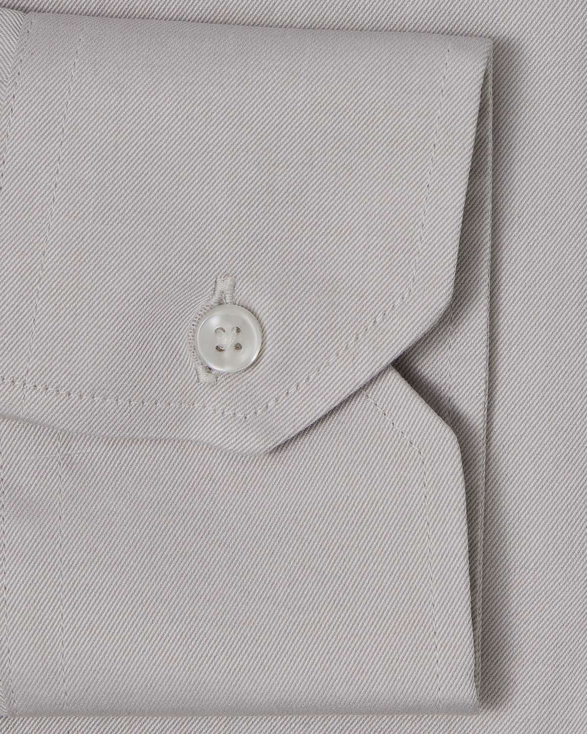 Cornerstone Light Grey Fine Twill Shirt Dress Shirt 3
