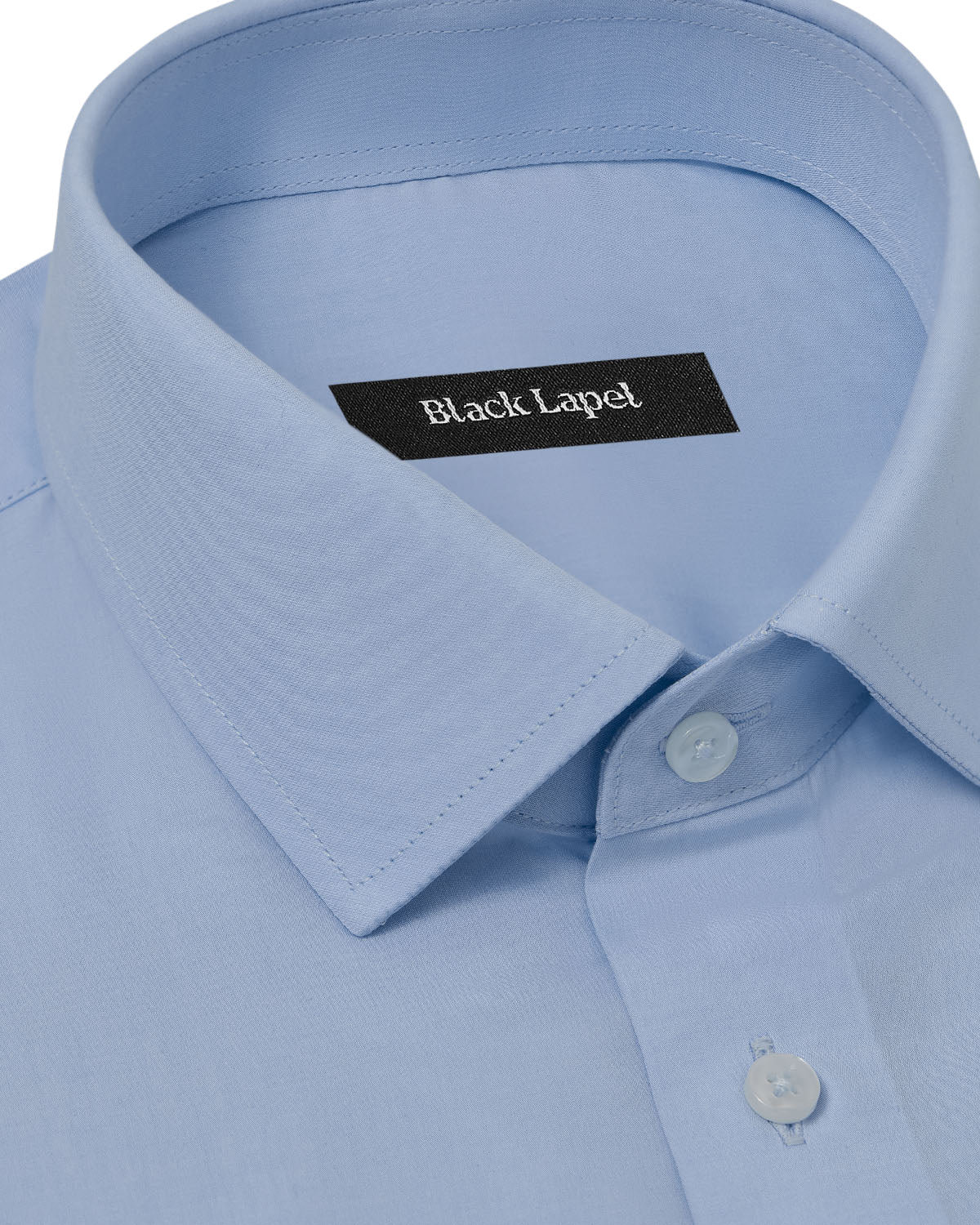 Cornerstone Light Blue Broadcloth Dress Shirt 2