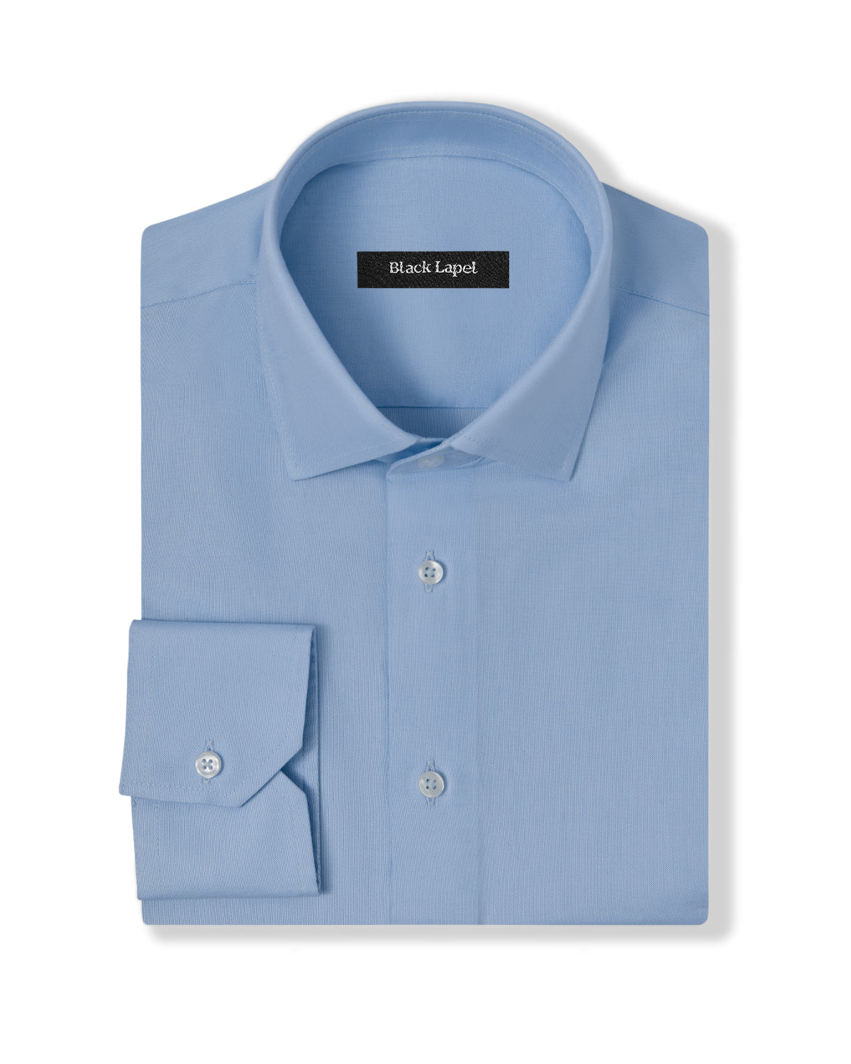 Cornerstone Light Blue Pinpoint Dress Shirt 1