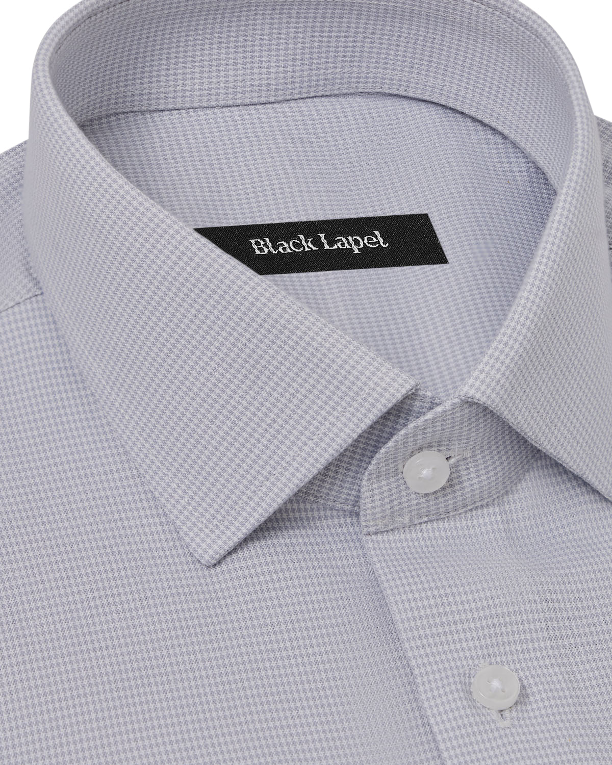 Cornerstone Light Grey Puppytooth Dress Shirt 2