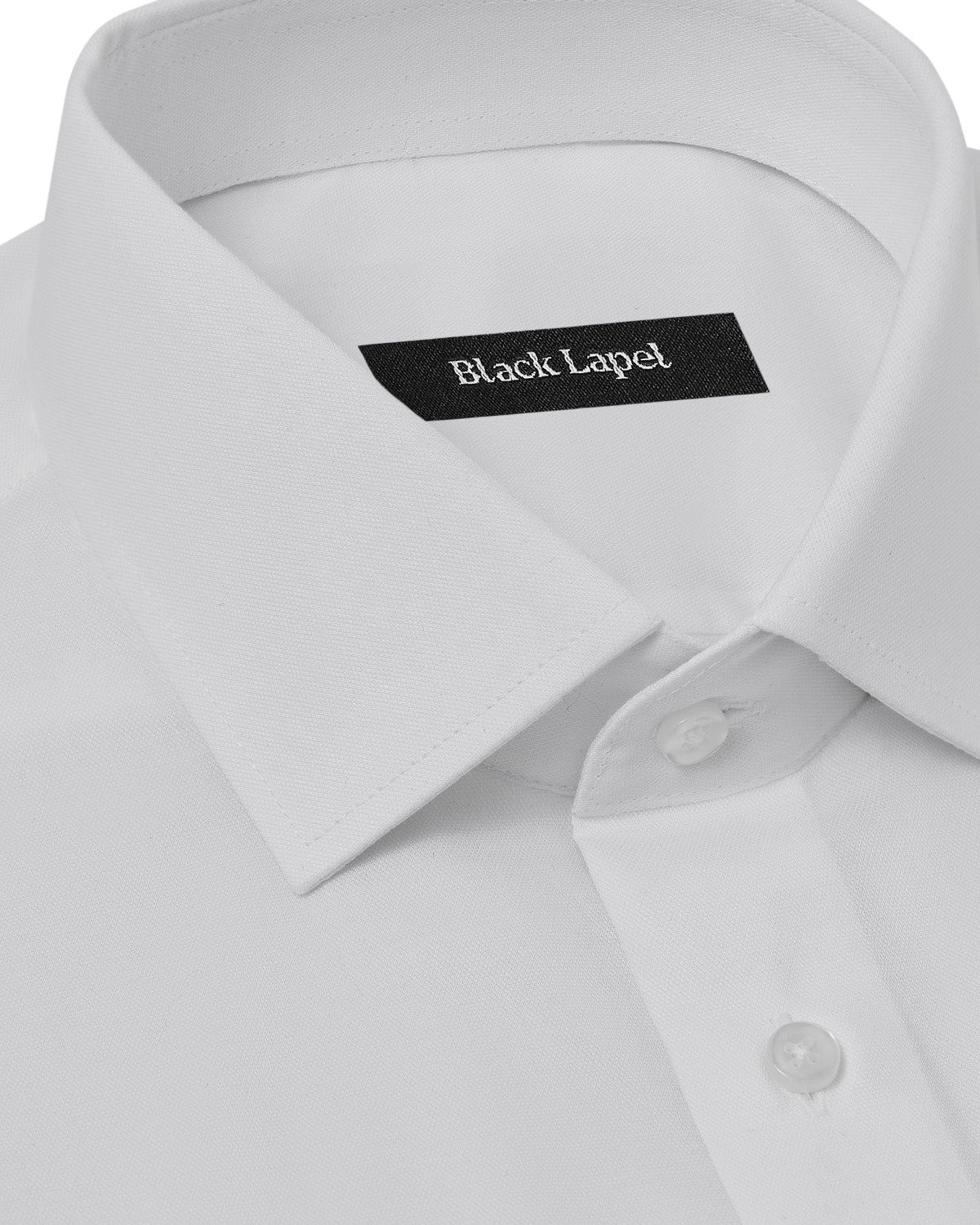 Cornerstone White Plain Weave Dress Shirt 2