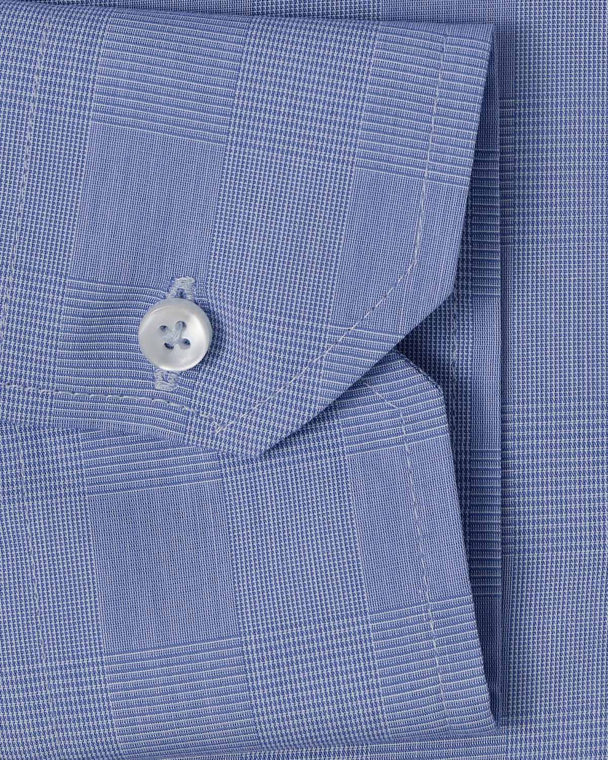 Cornerstone Blue Prince of Wales Check Dress Shirt 3