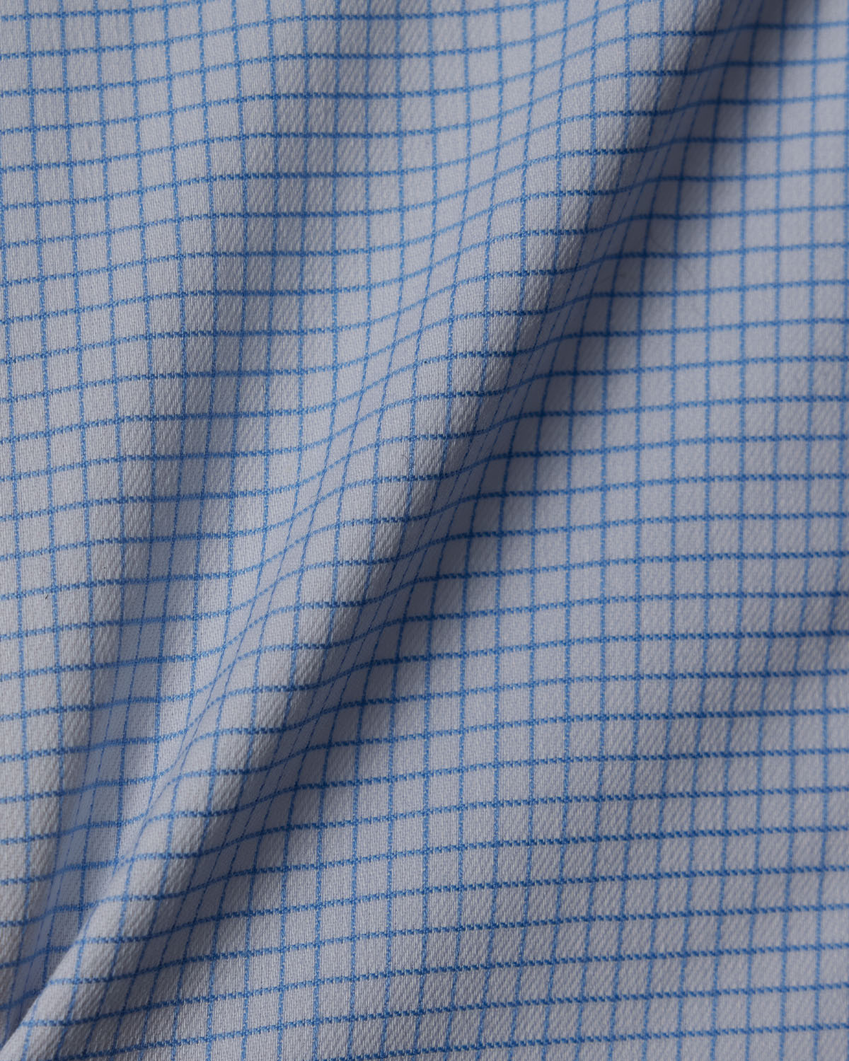 Cornerstone Light Blue Graph Check Dress Shirt 4