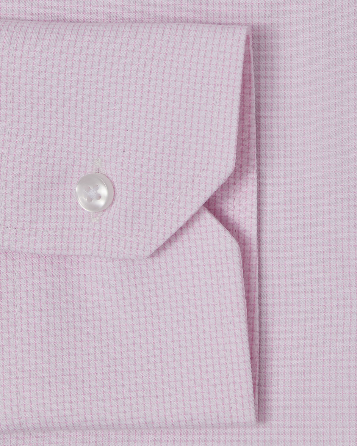 Cornerstone Pink Graph Check Dress Shirt 3