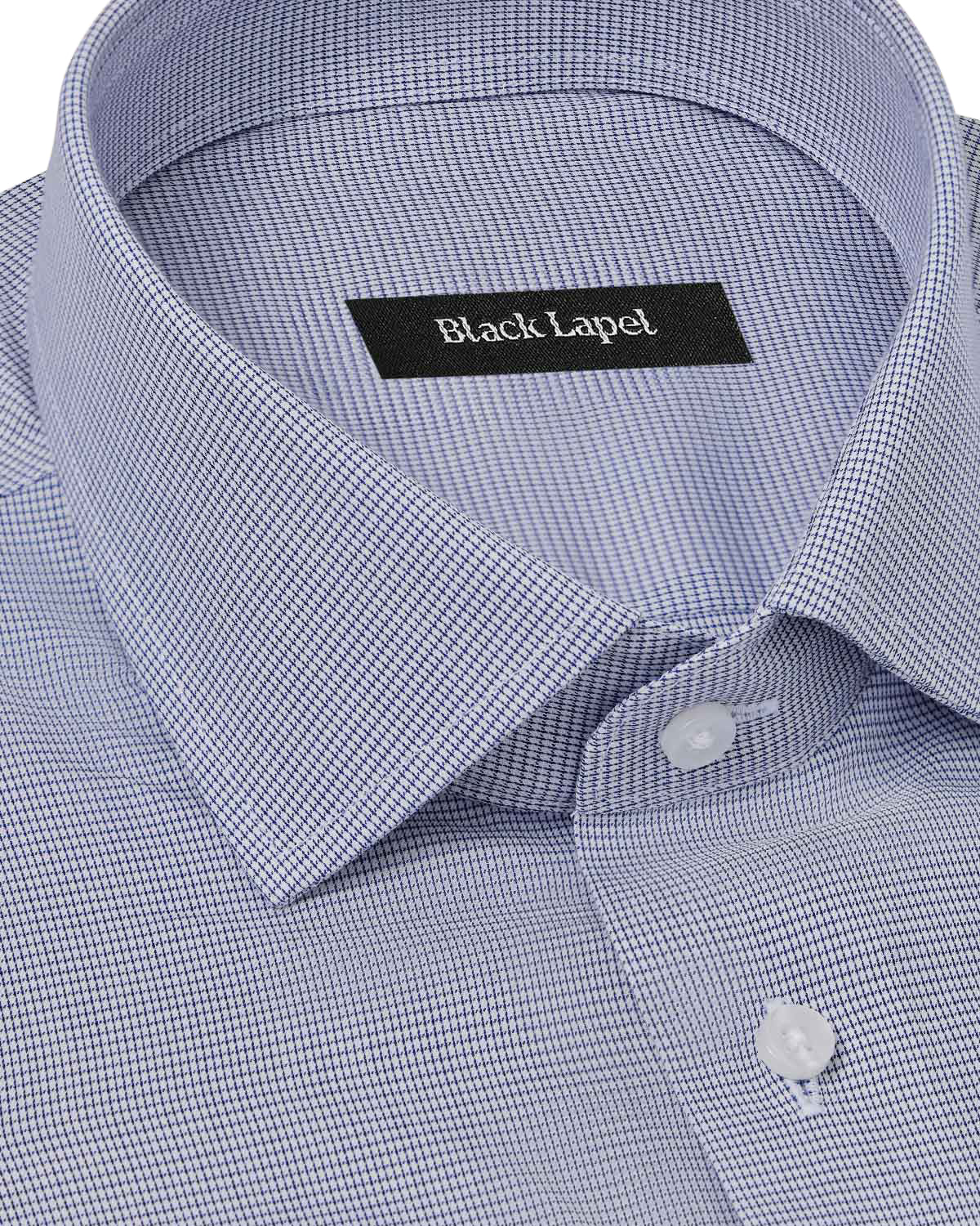 Cornerstone Navy Graph Check Dress Shirt 2